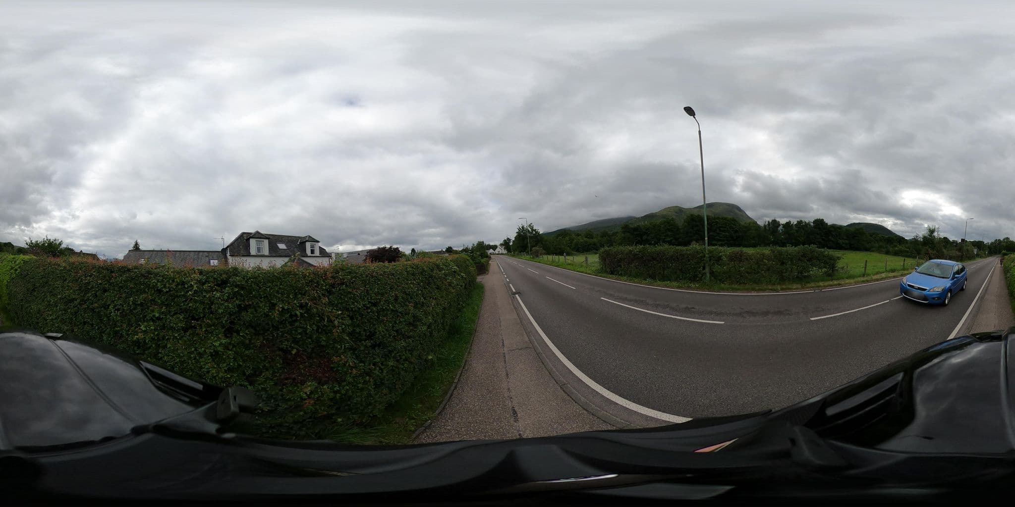 Street view near Corrieview Barn, Caol
