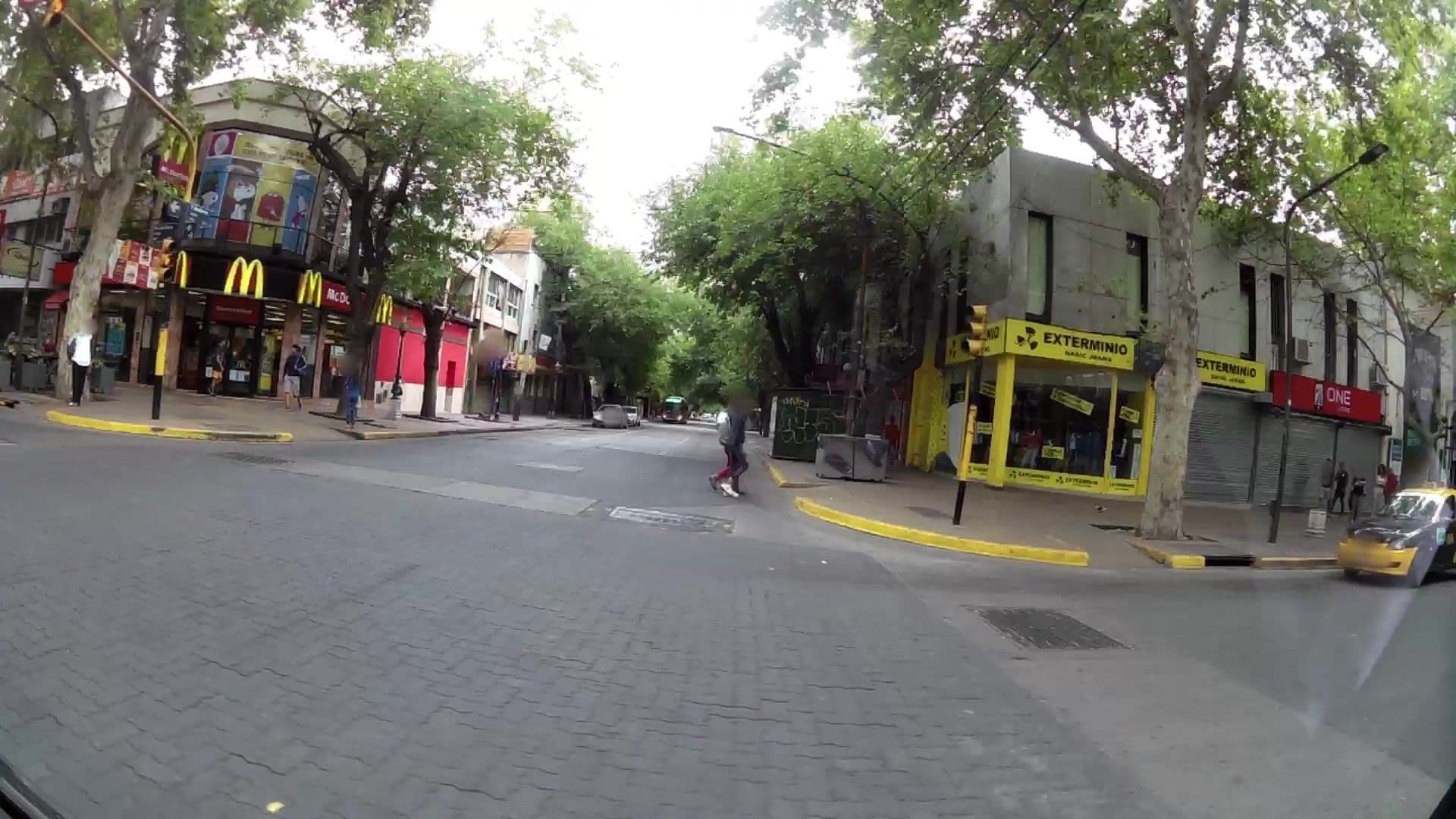 Street view near HS Mendoza Hostel, Mendoza