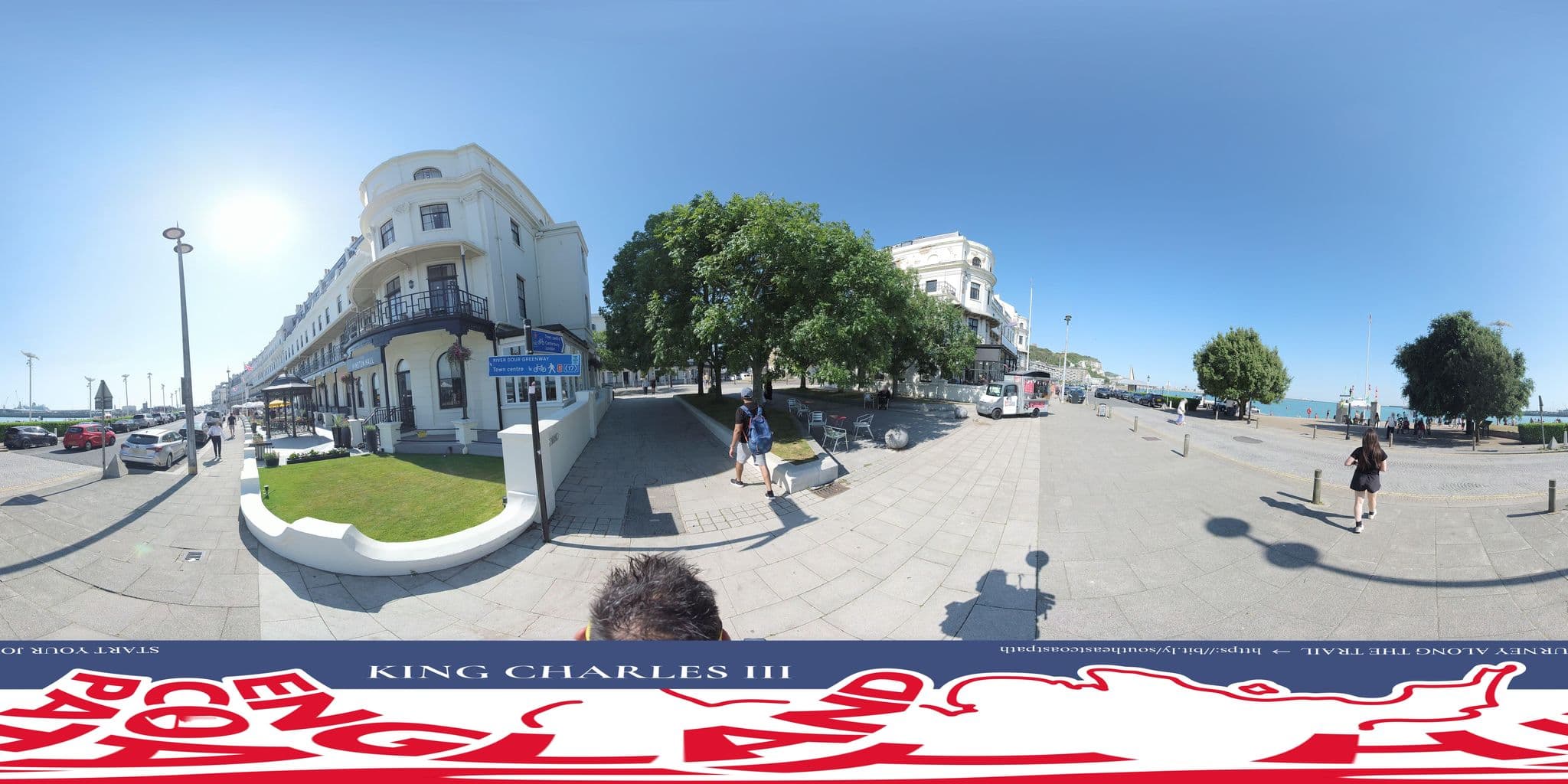 Street view near The Winston Hall, Dover — © EnglandCoastPath (CC BY-SA · Mapillary)