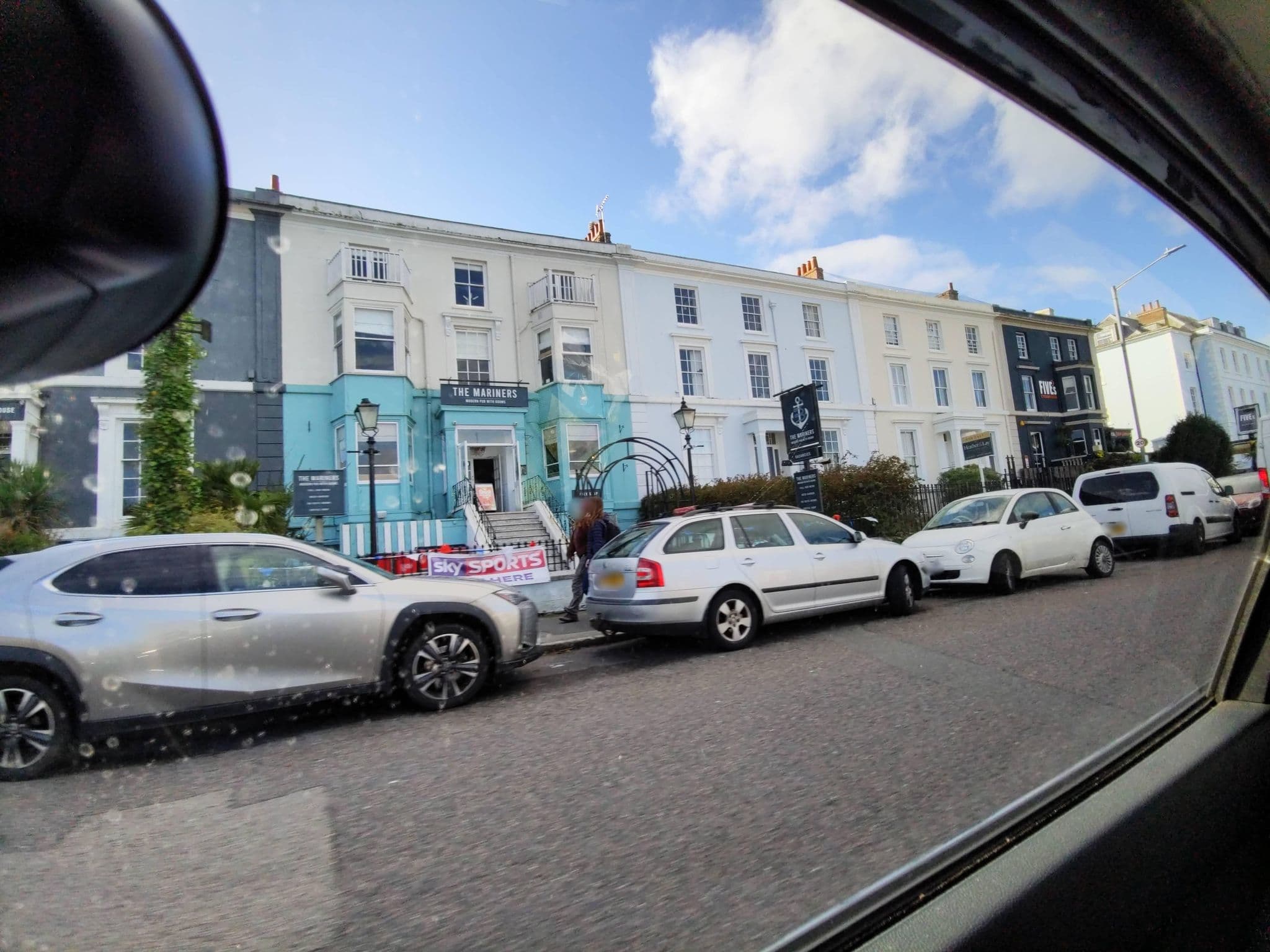 Street view near Cutty Sark Falmouth, Falmouth — © WaggyDog (CC BY-SA · Mapillary)