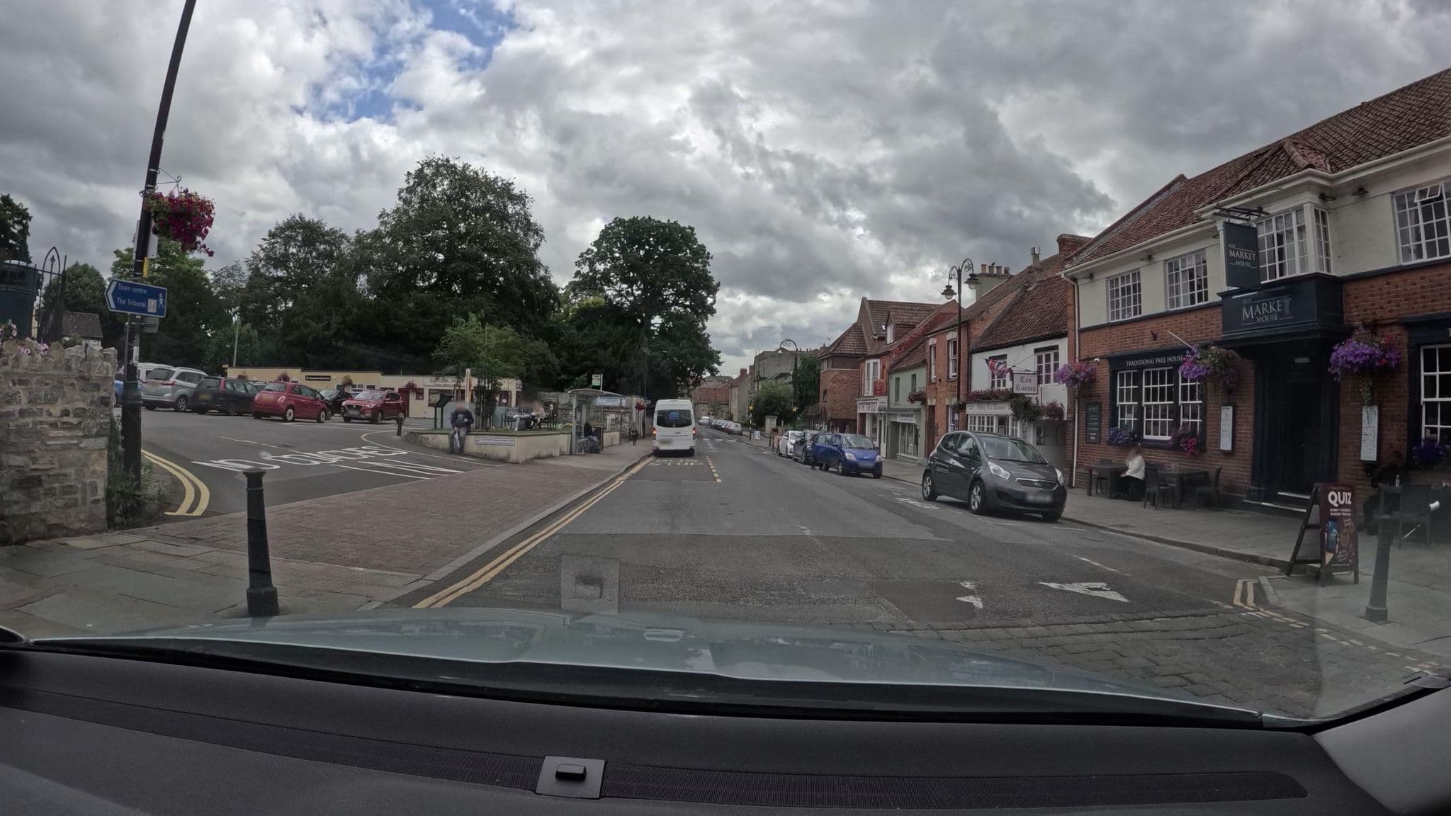 Street view near The Market House, Glastonbury — © hobgoblin (CC BY-SA · Mapillary)