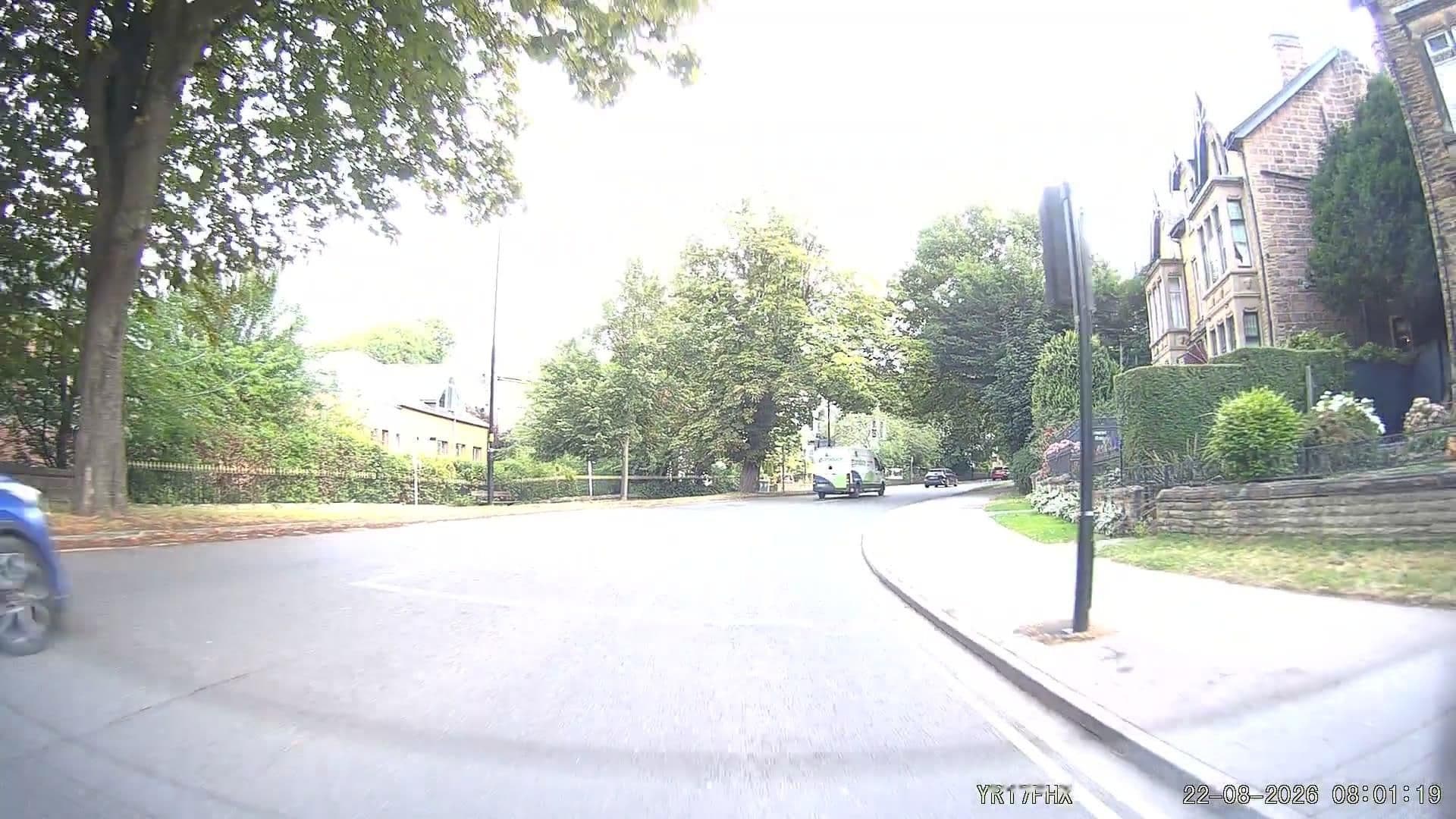 Street view near Shelbourne House, Harrogate — © aidan573 (CC BY-SA · Mapillary)