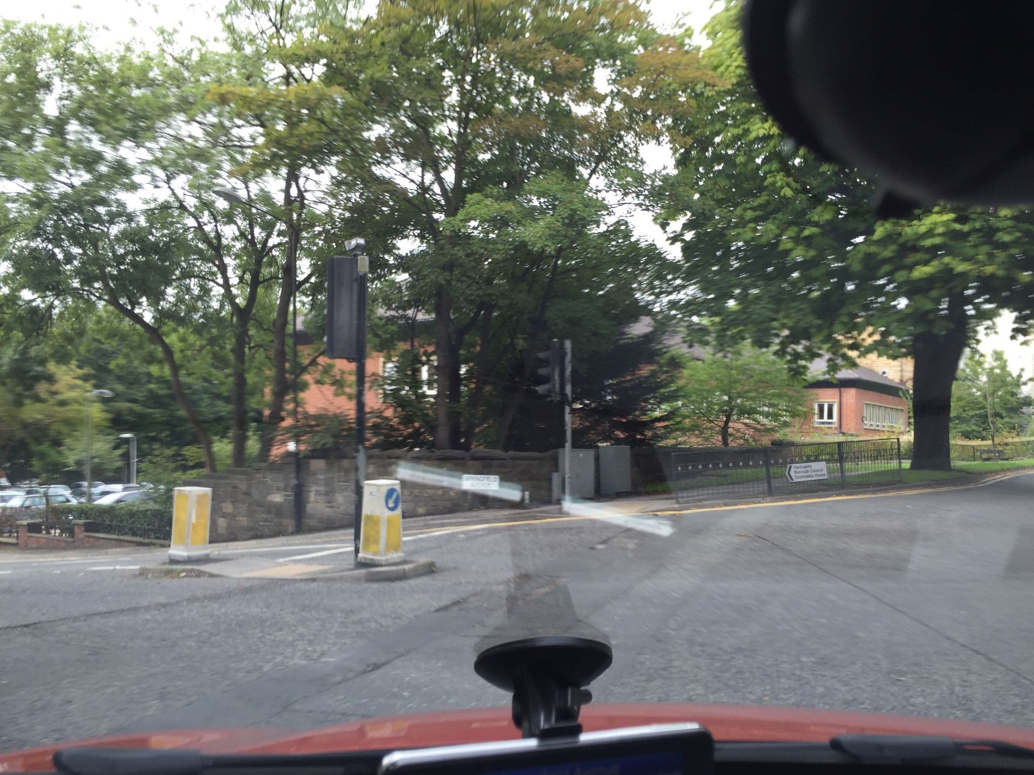 Street view near Alvera Court, Harrogate — © mackerski (CC BY-SA · Mapillary)