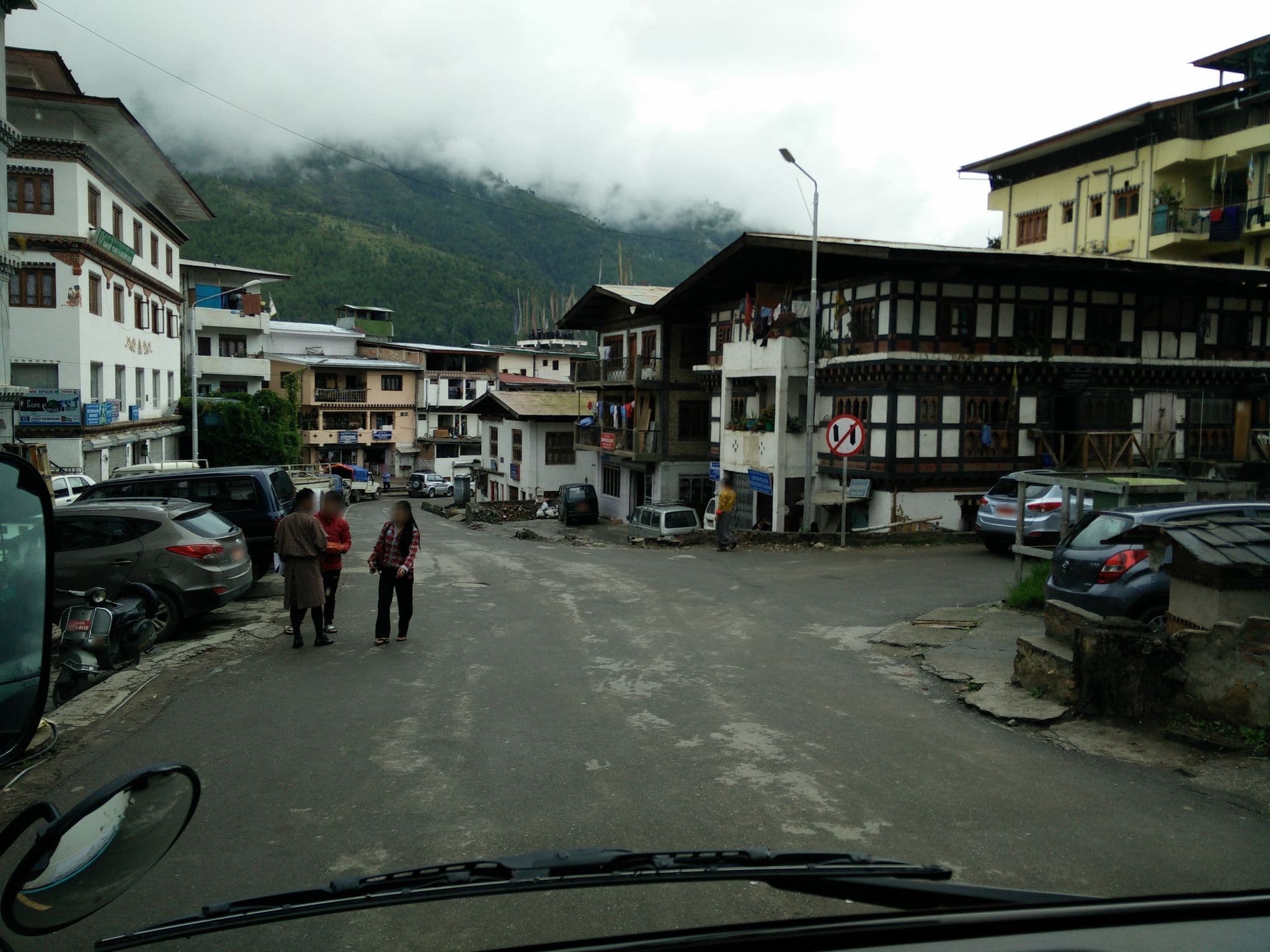 Street view near hotel relax, Thimphu