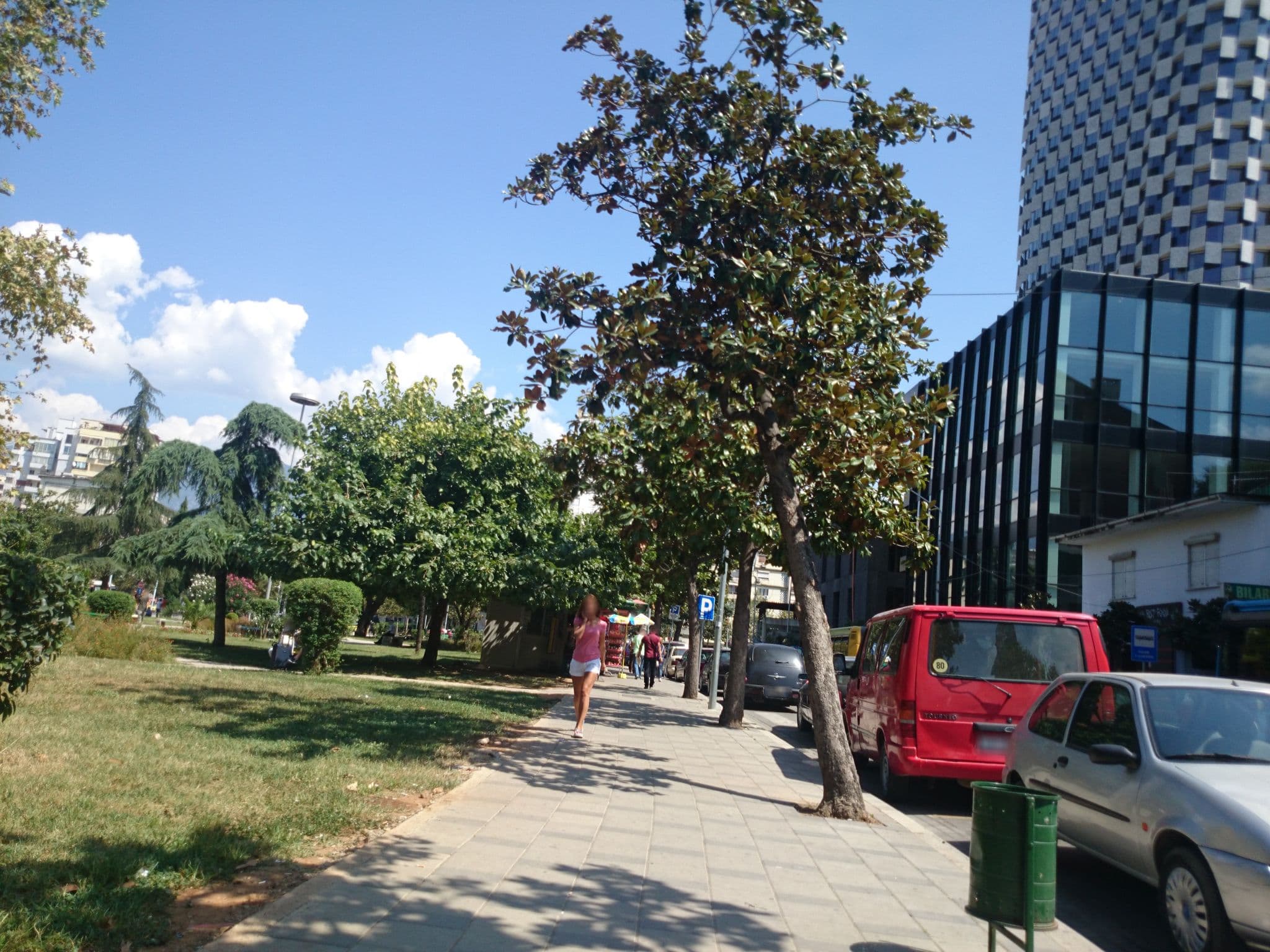 Street view near Central Loft, Tirana