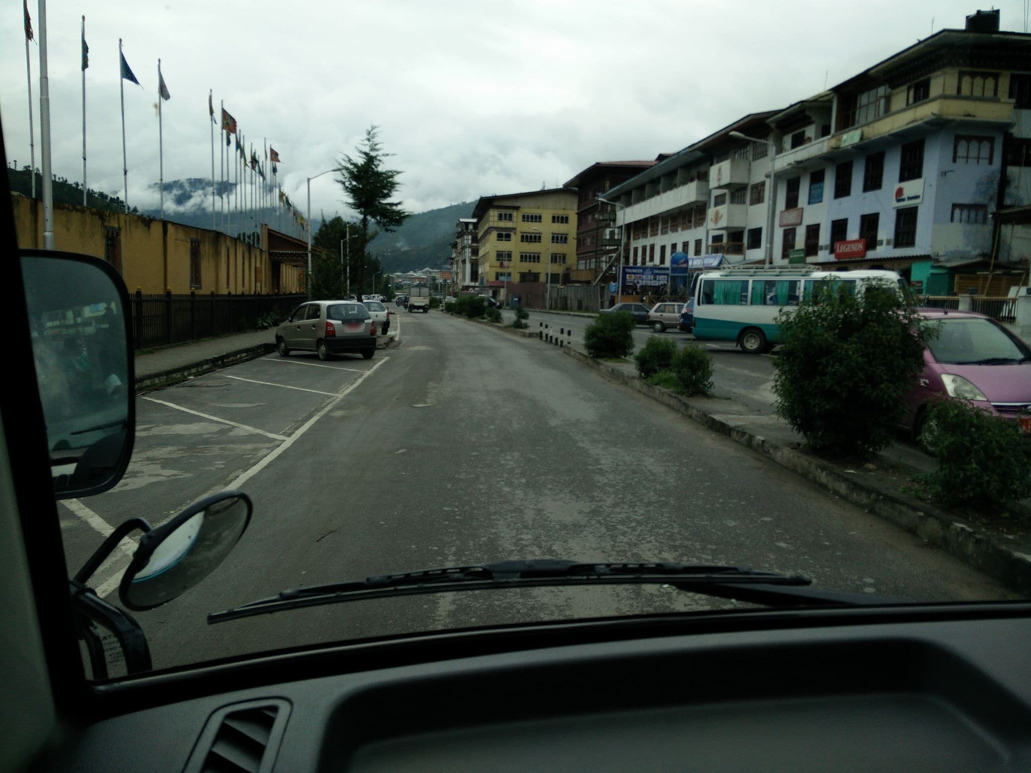 Street view near Lemon Tree Hotel, Thimphu, Thimphu — © supersubra (CC BY-SA · Mapillary)