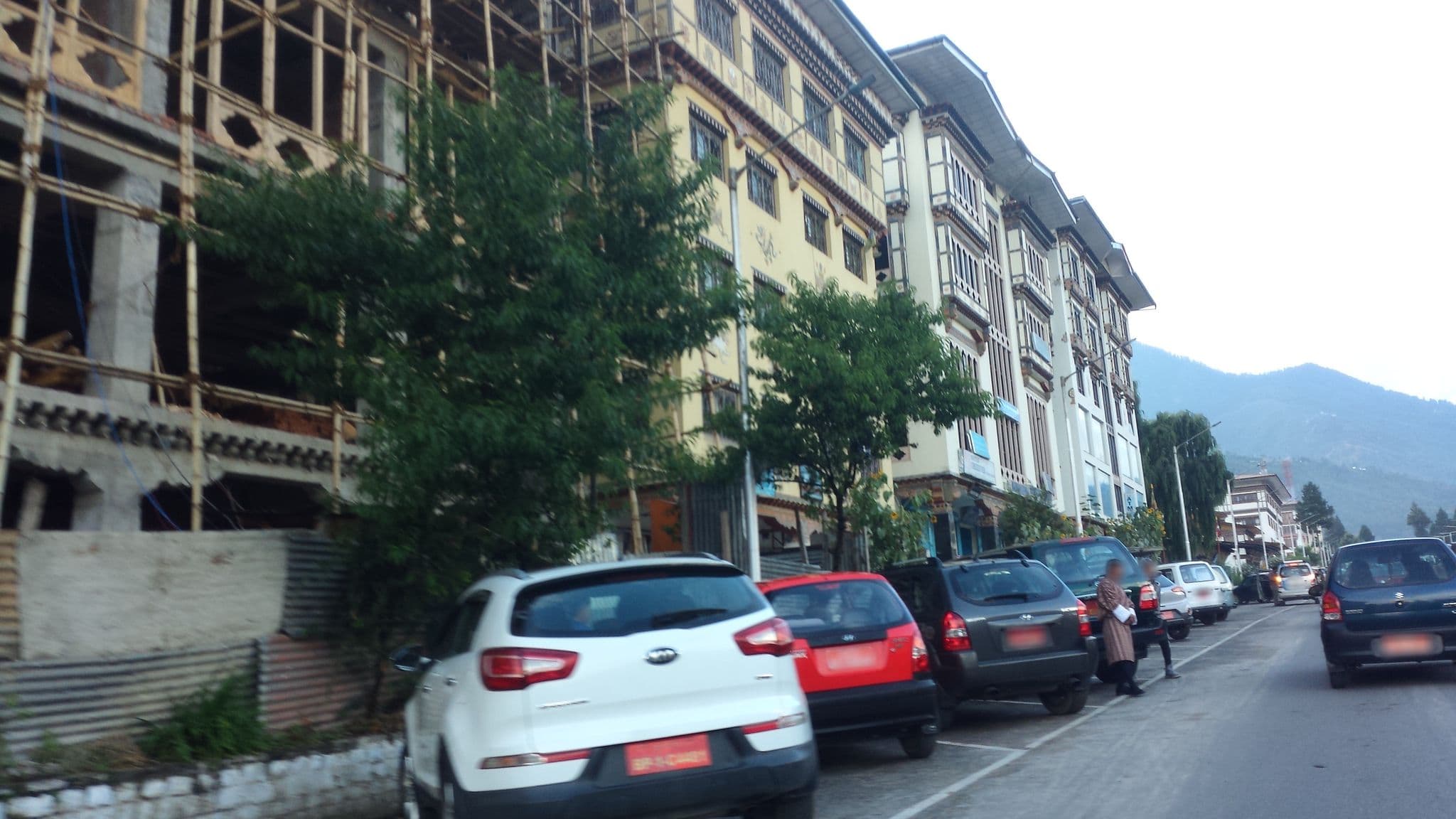 Street view near Hotel Majestic, Thimphu