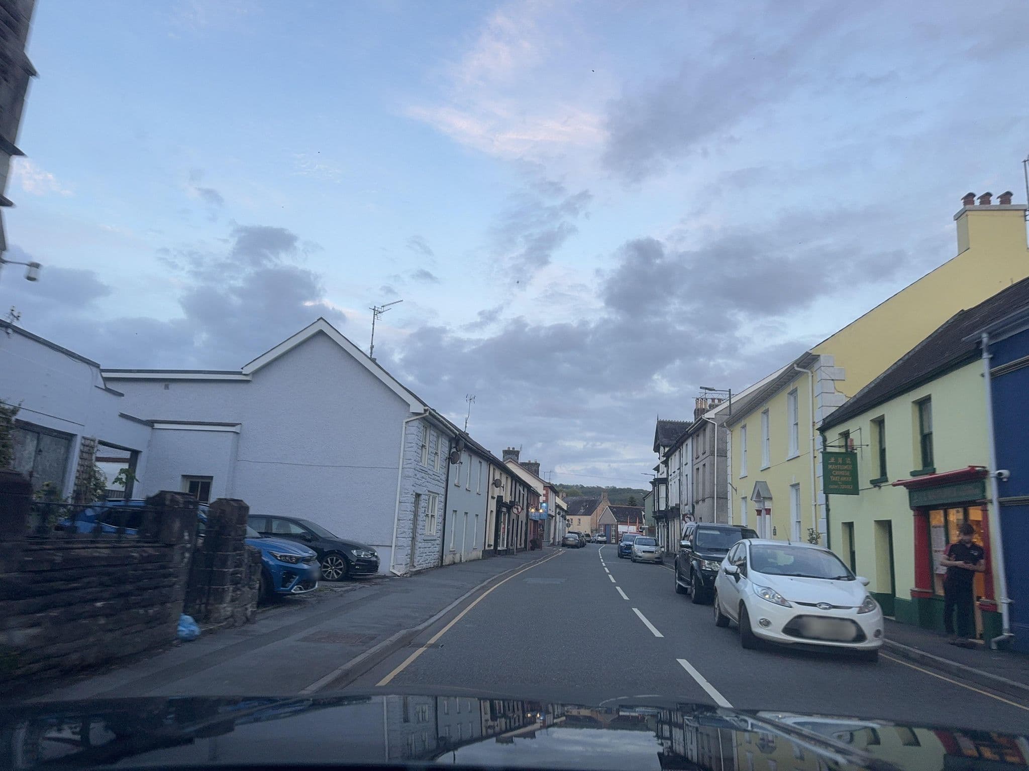 Street view near The Bluebell Inn Llandovery, Llandovery — © laye (CC BY-SA · Mapillary)