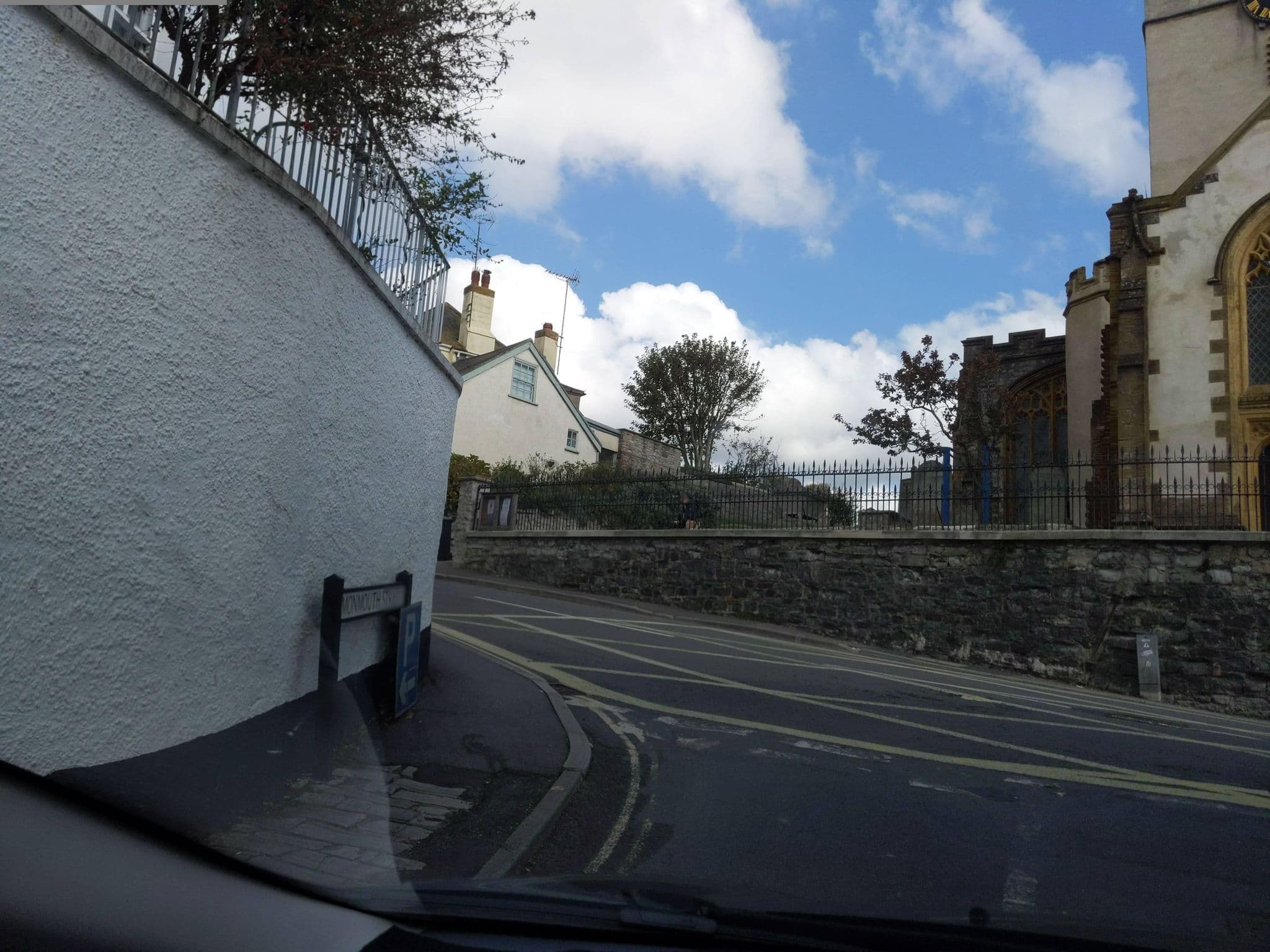 Street view near Old Monmouth, Lyme Regis — © WaggyDog (CC BY-SA · Mapillary)