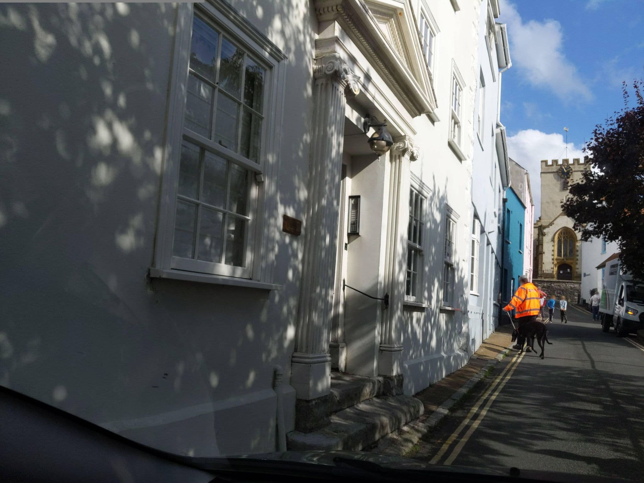 Street view near Little Monmouth, Lyme Regis — © WaggyDog (CC BY-SA · Mapillary)