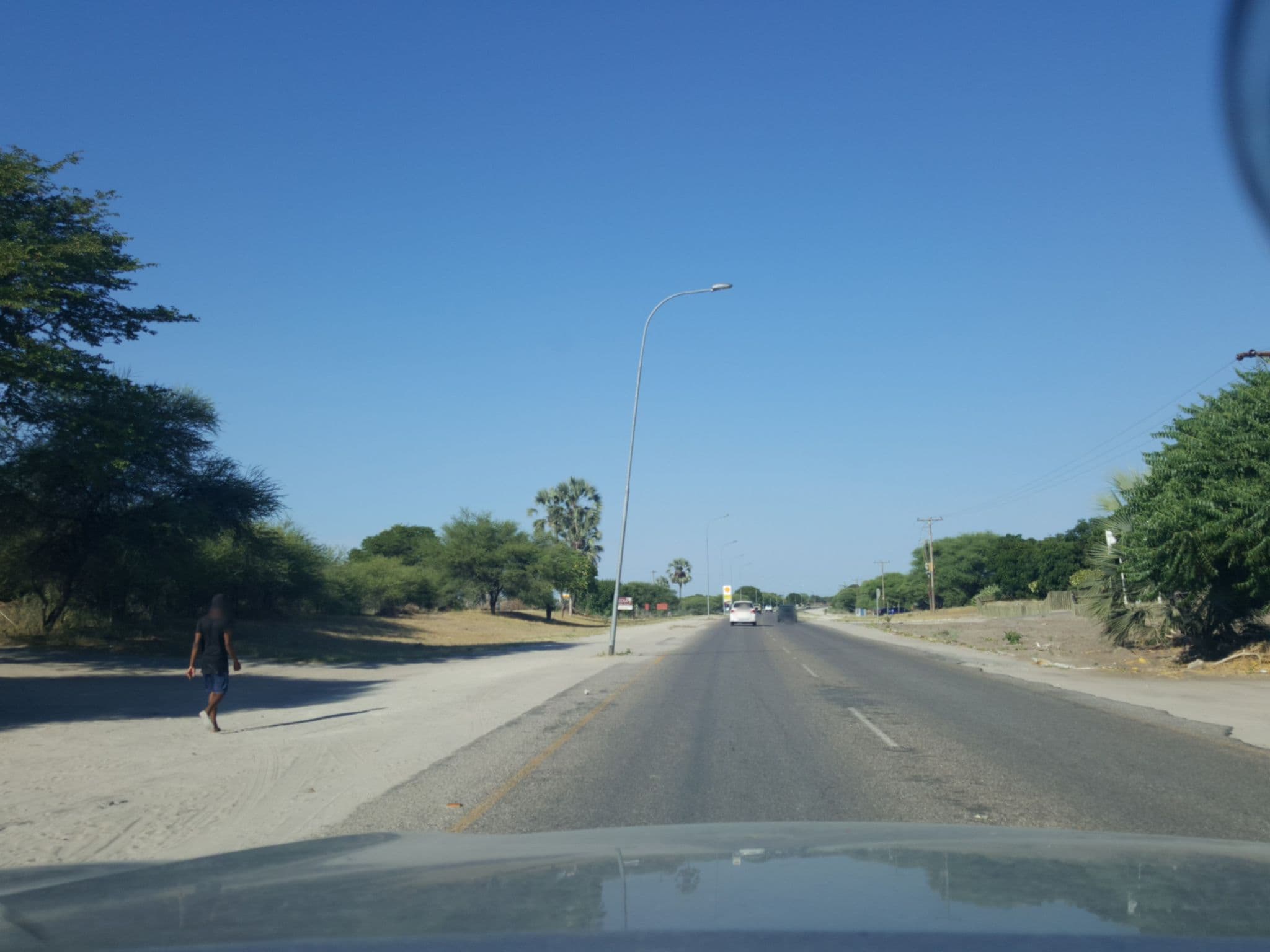 Street view near Adansonia Hotel, Maun