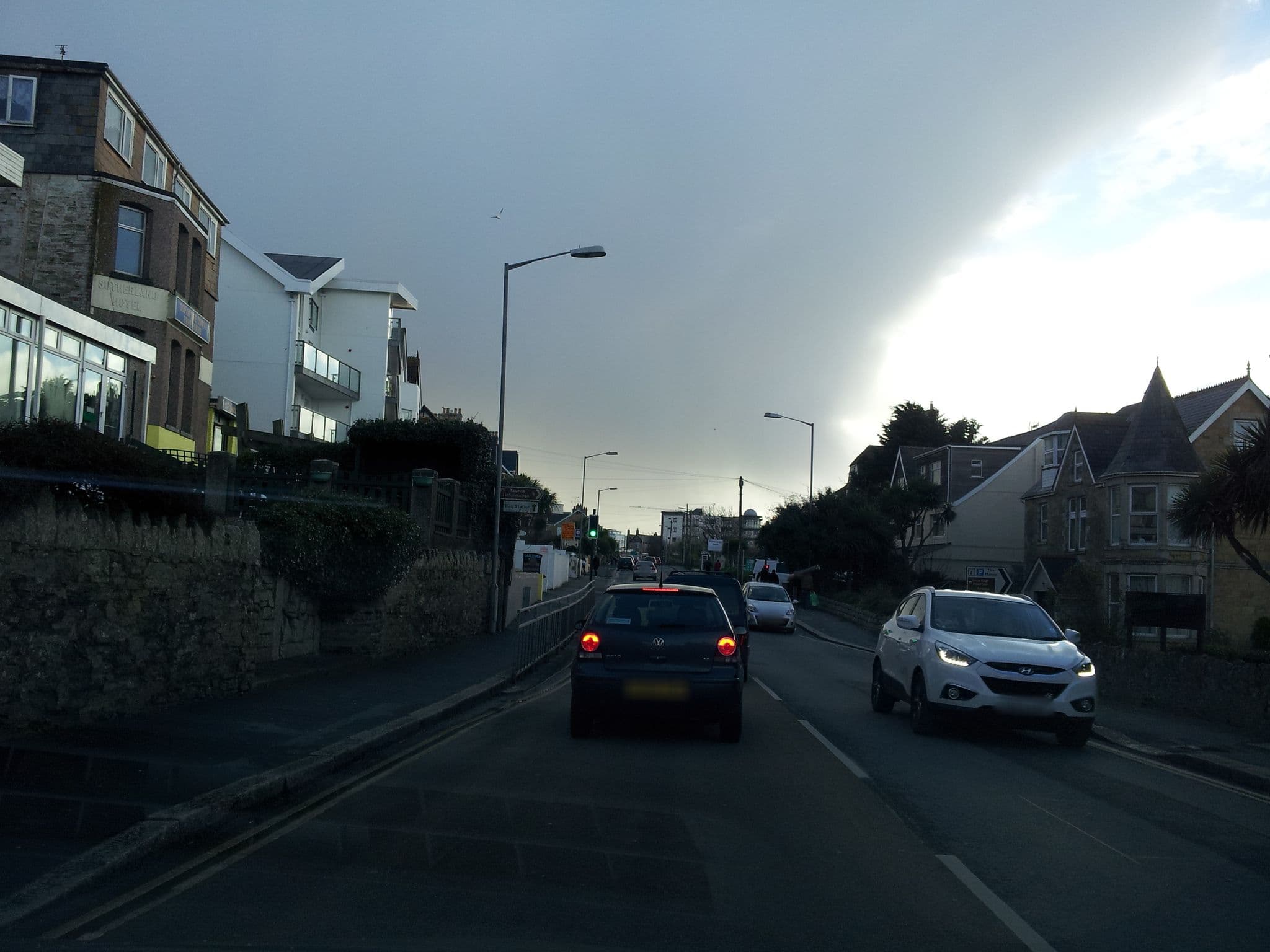 Street view near B&B, Newquay