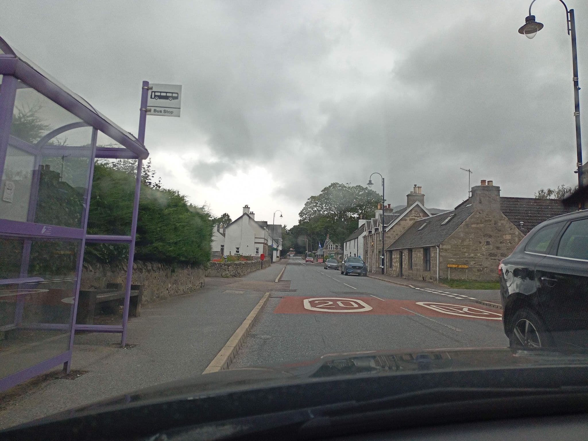 Street view near The Braeriach Newtonmore, Highlands, Newtonmore — © xdTAGCLAN (CC BY-SA · Mapillary)