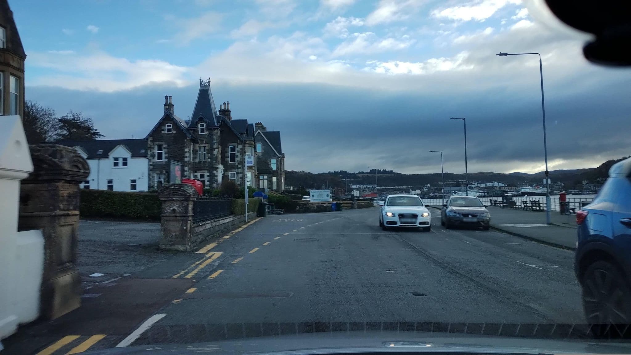 Street view near No17 The Promenade, Oban