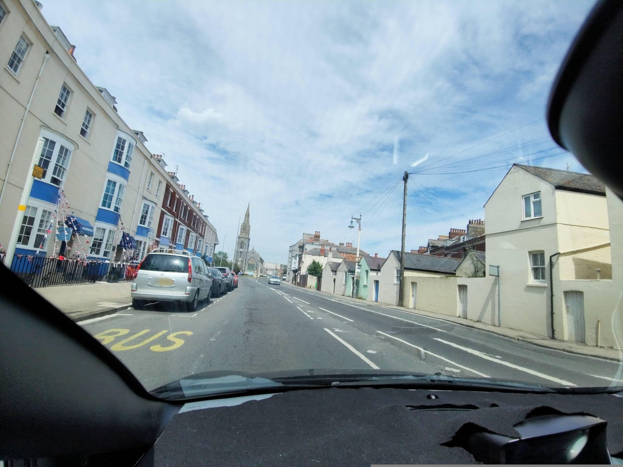 Street view near Greenlands Guest House Weymouth, Weymouth — © WaggyDog (CC BY-SA · Mapillary)
