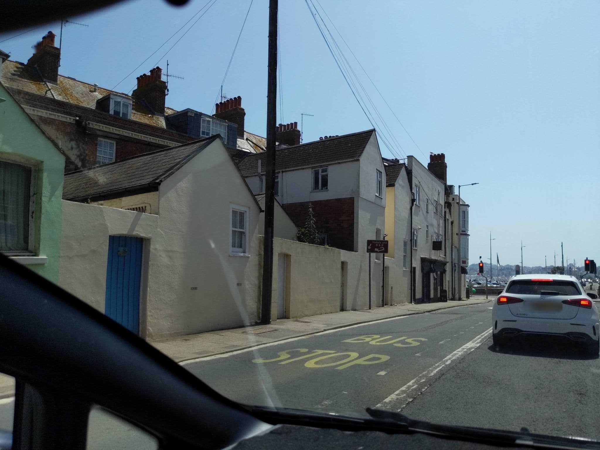 Street view near The View on the terrace, Weymouth