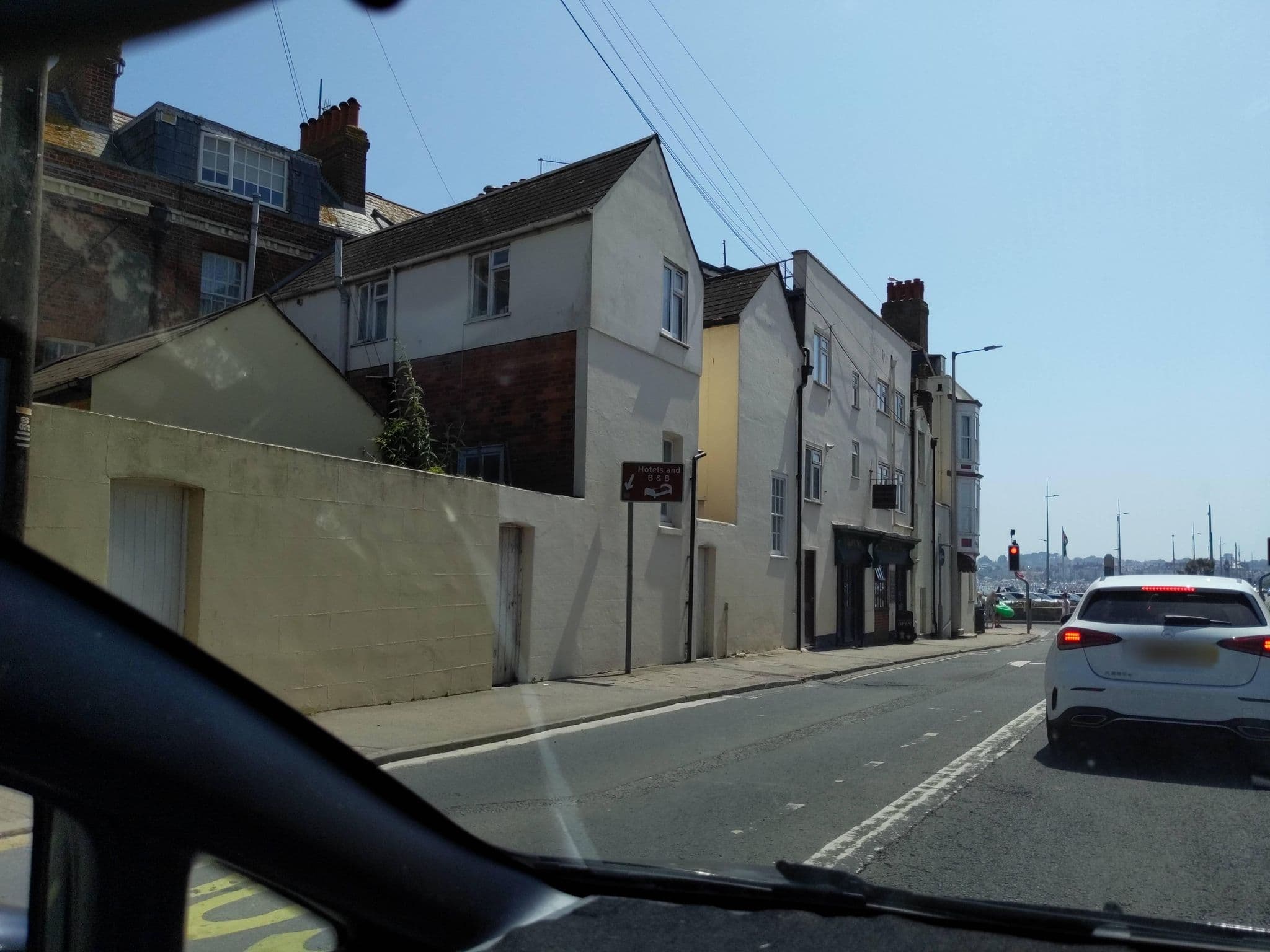 Street view near Brunswick Bed & Breakfast, Weymouth — © WaggyDog (CC BY-SA · Mapillary)