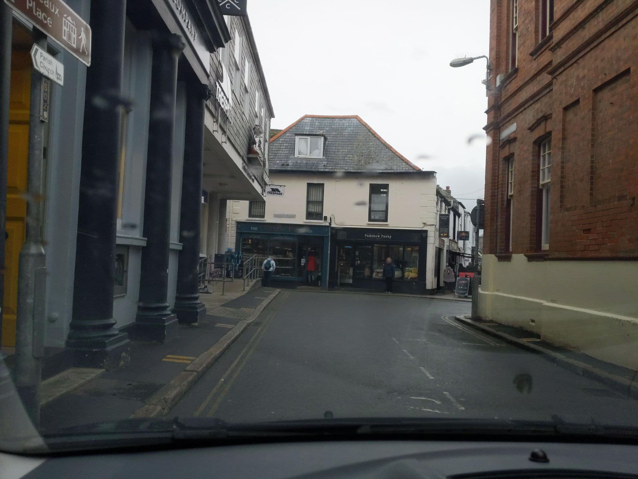 Street view near The Old Ship Hotel, Padstow — © WaggyDog (CC BY-SA · Mapillary)