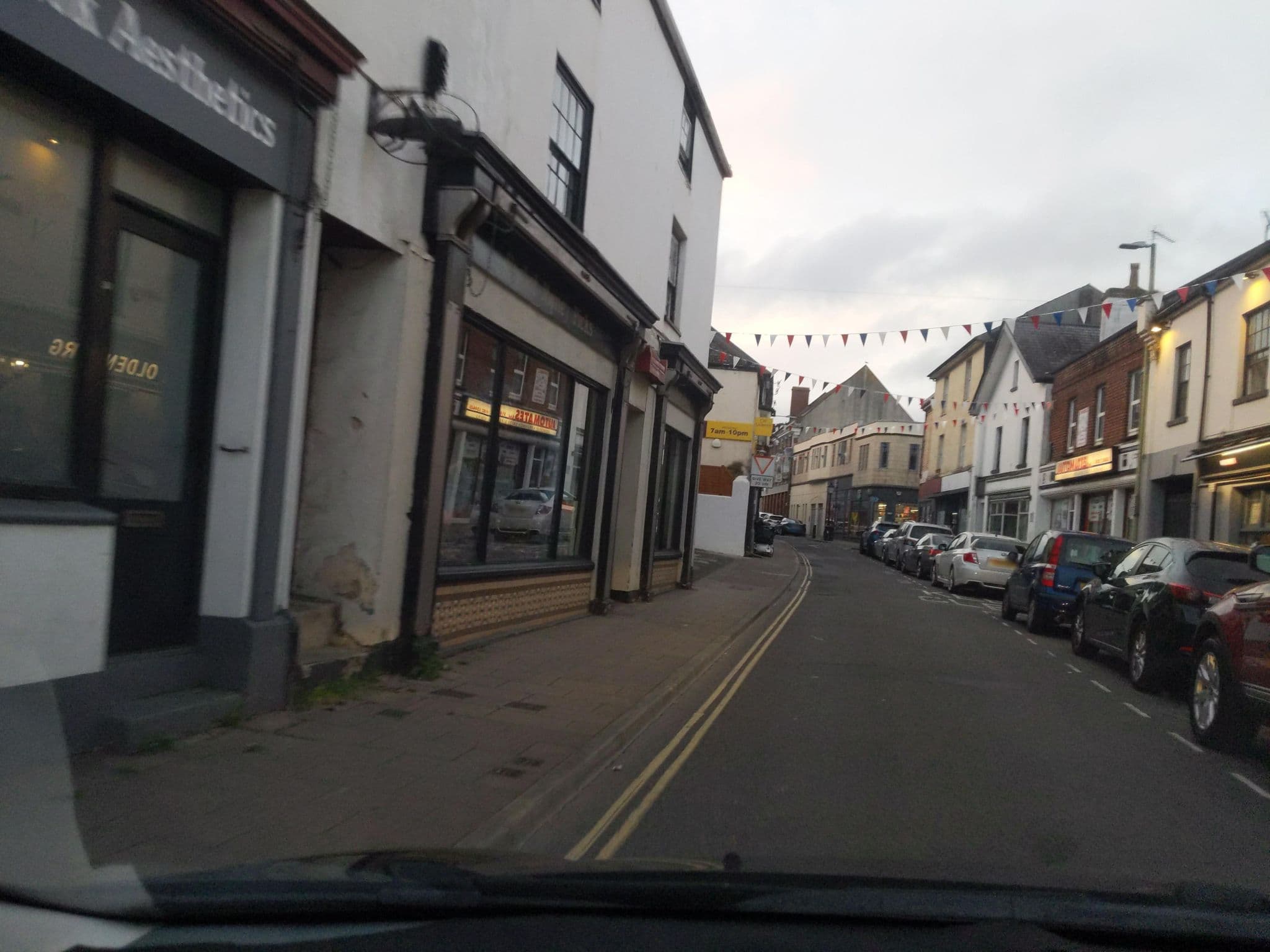 Street view near The Oldenburg Hotel, Paignton