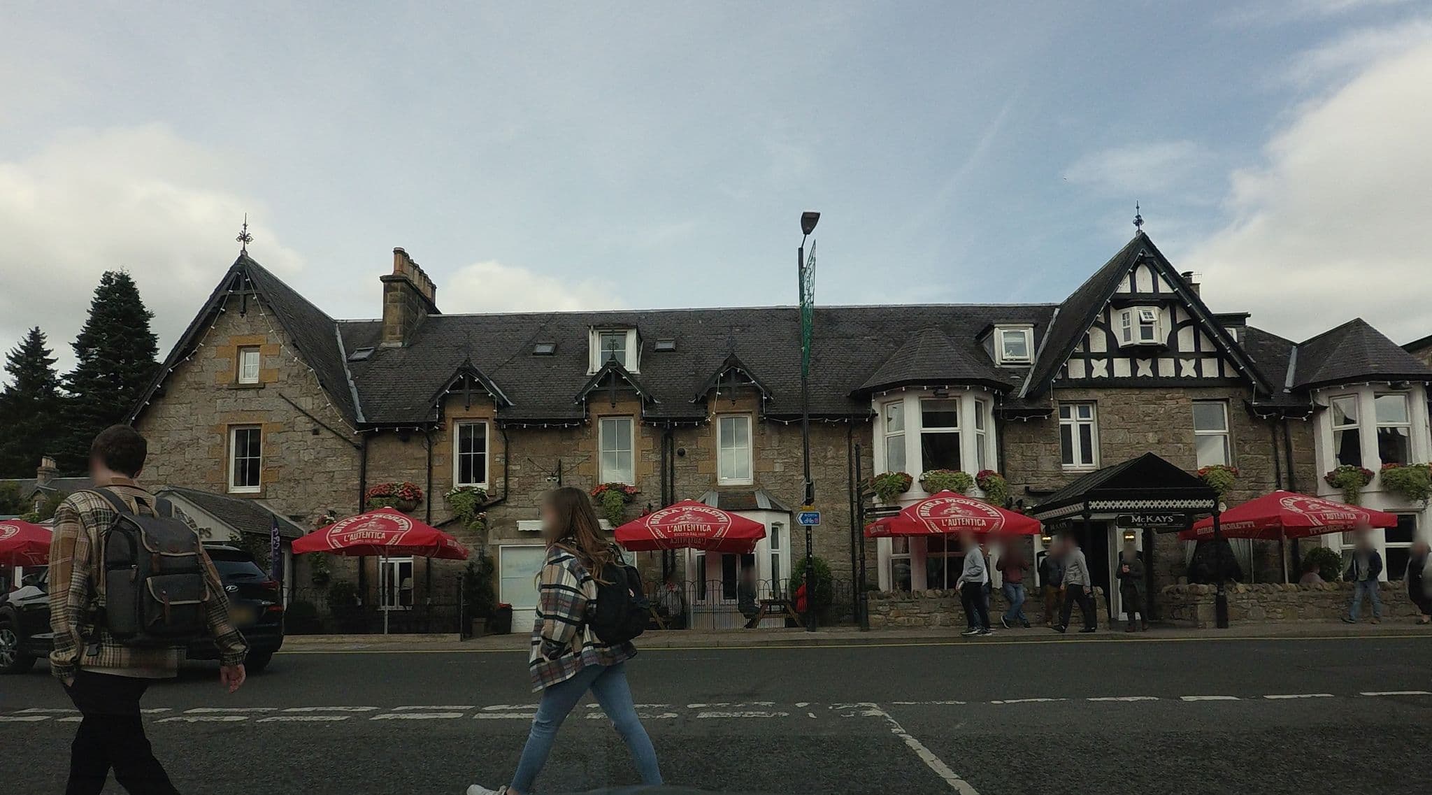 Street view near McKays Hotel, Bar & Restaurant, Pitlochry — © hobgoblin (CC BY-SA · Mapillary)
