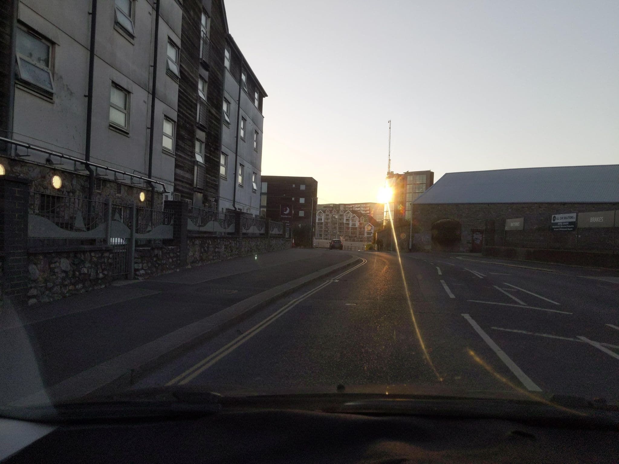 Street view near Premier Inn Plymouth City Centre (Sutton Harbour) hotel, Plymouth — © WaggyDog (CC BY-SA · Mapillary)