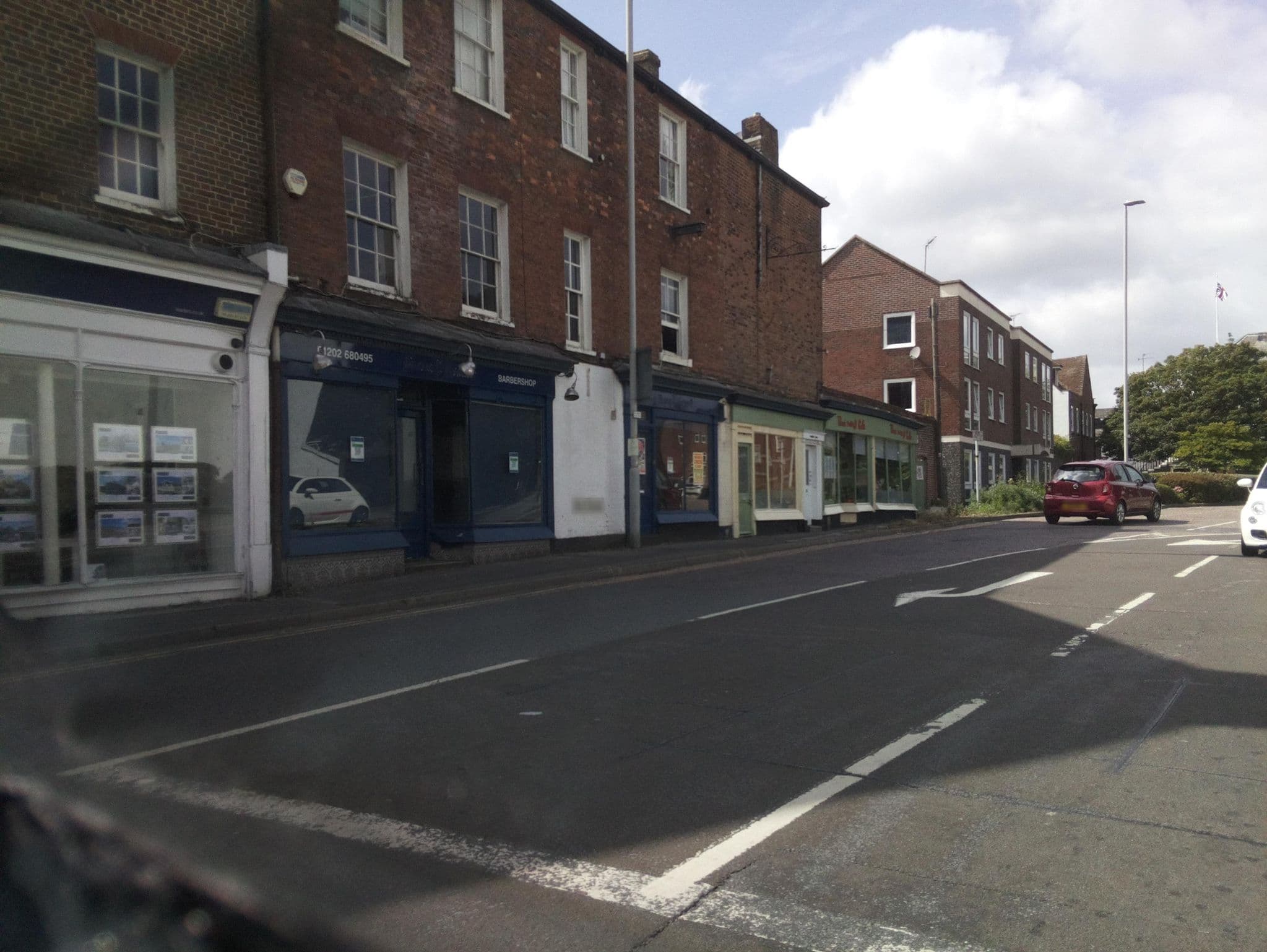 Street view near Latimer House Apartments, Poole — © southglos (CC BY-SA · Mapillary)
