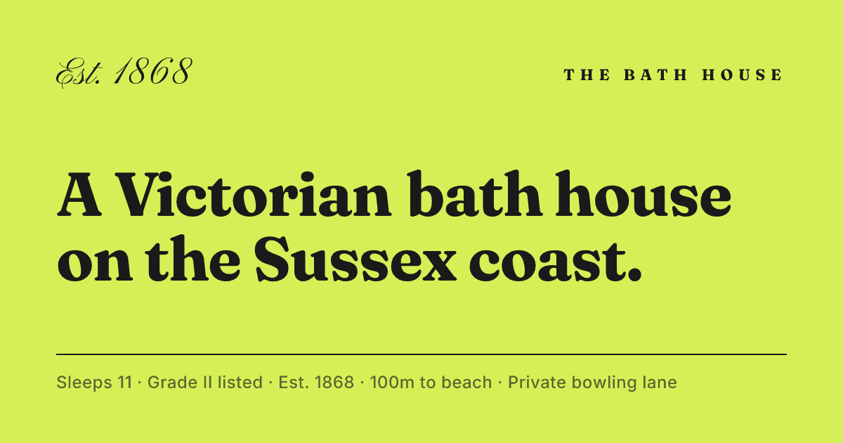 The Bath House, Saint Leonards-on-Sea