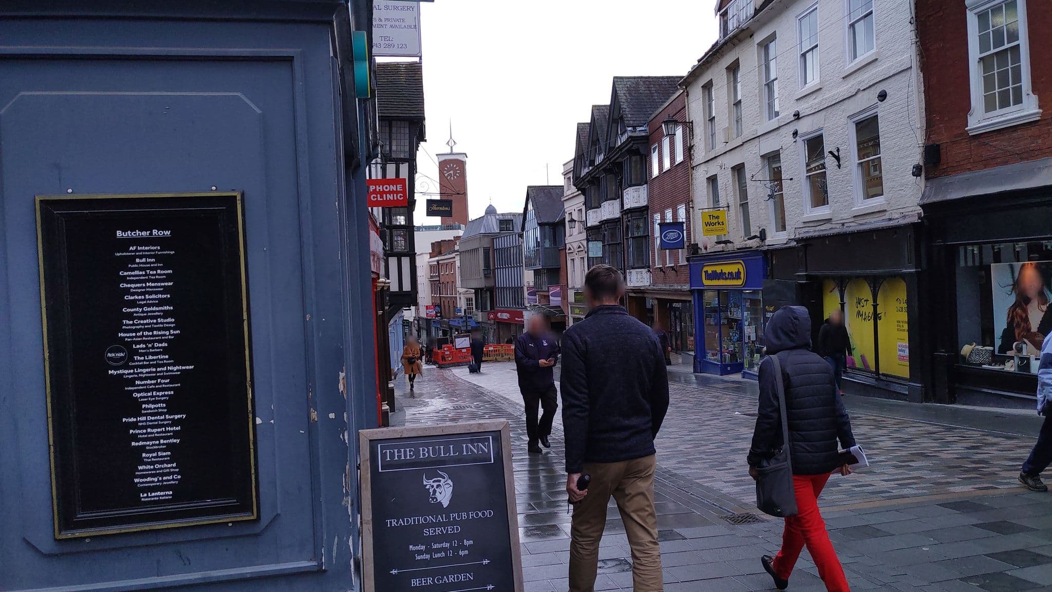 Street view near Hotel Chocolat, Shrewsbury — © tonys999 (CC BY-SA · Mapillary)