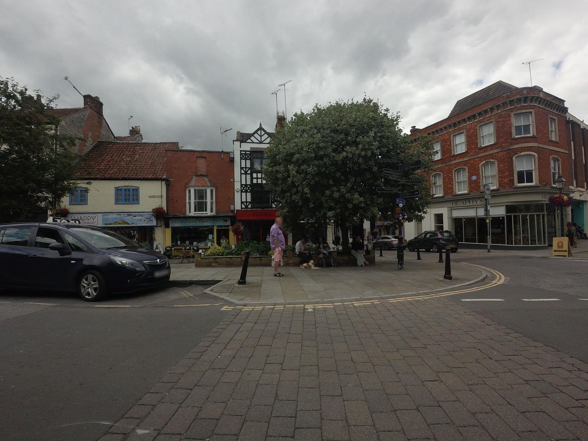 Street view near Market Place - Glastonbury, Glastonbury — © hobgoblin (CC BY-SA · Mapillary)
