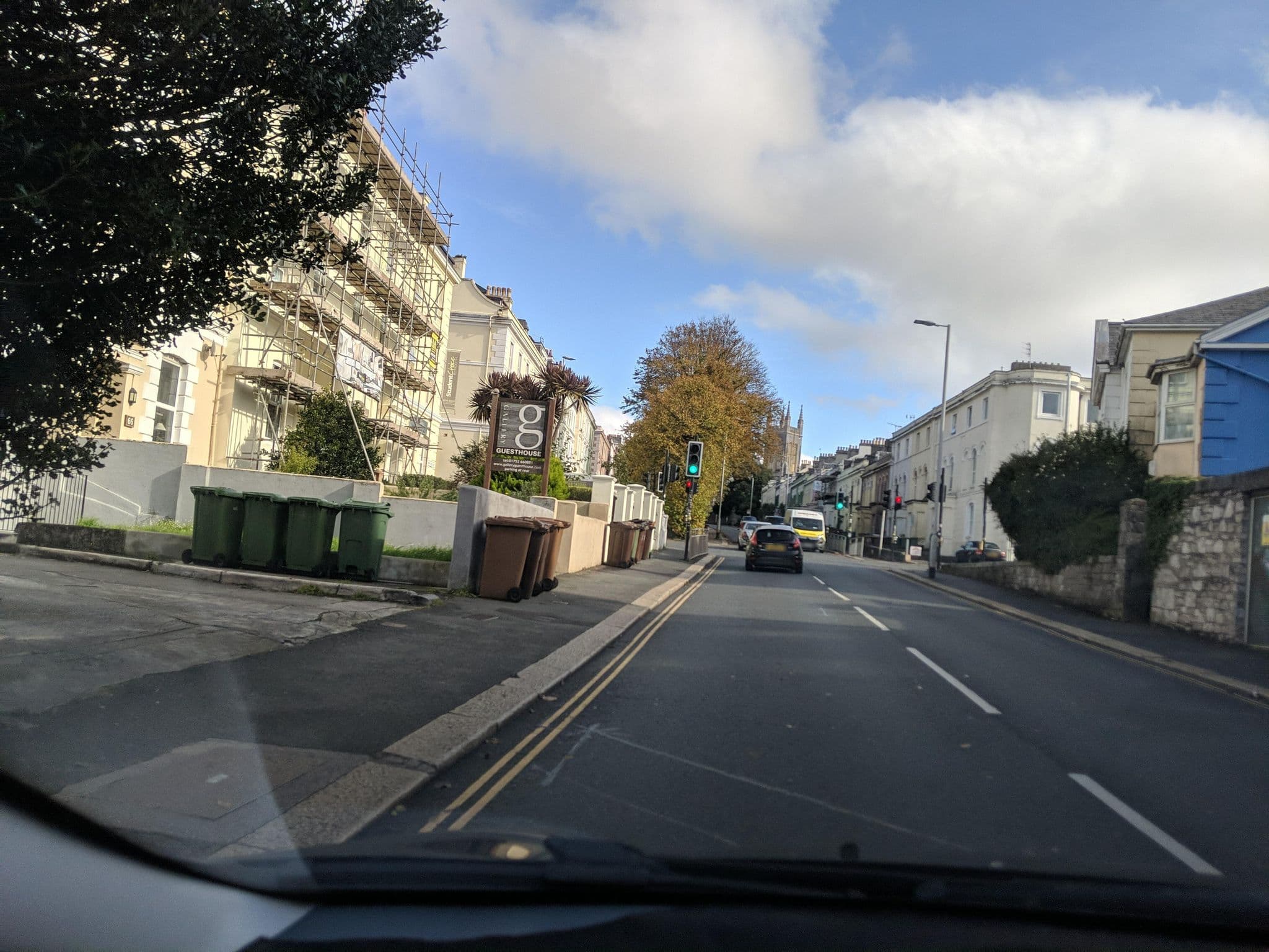 Street view near Gallery Guesthouse, Plymouth — © WaggyDog (CC BY-SA · Mapillary)