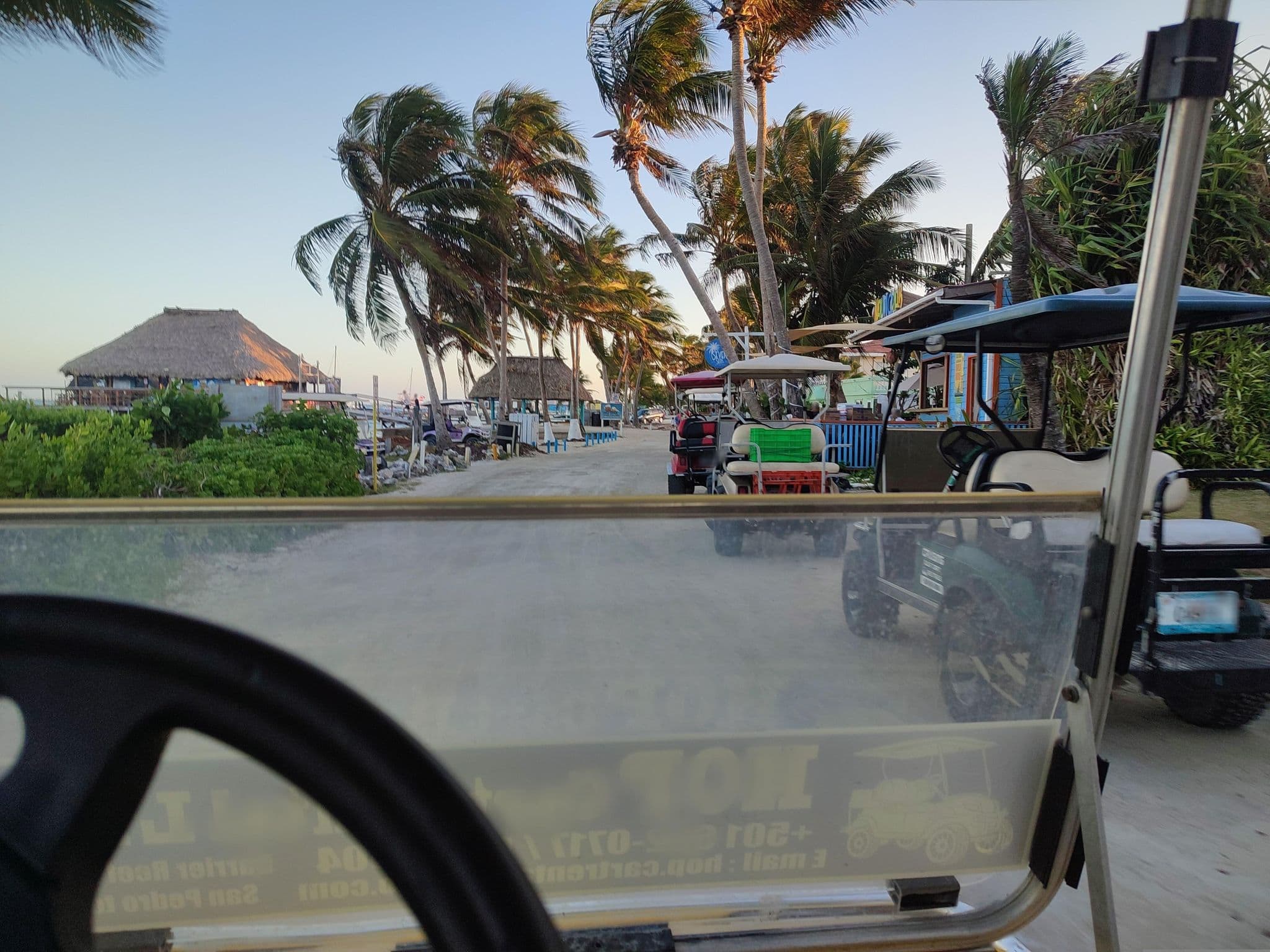 Street view near Seven Seas Resort, San Pedro — © charlieplett (CC BY-SA · Mapillary)