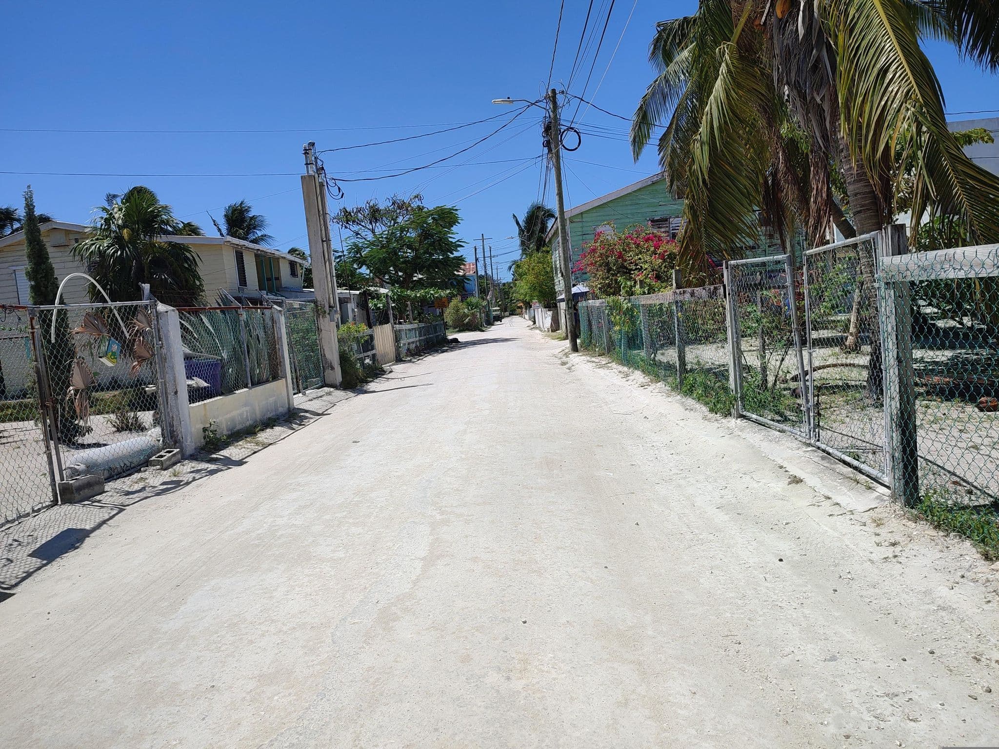 Street view near La Bineca, Caye Caulker — © charlieplett (CC BY-SA · Mapillary)