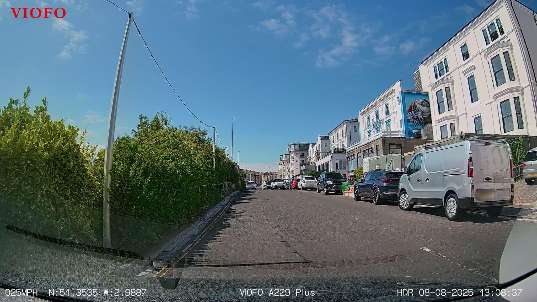 Street view near Madeira Cove Hotel, Weston-super-Mare — © RyanBush (CC BY-SA · Mapillary)