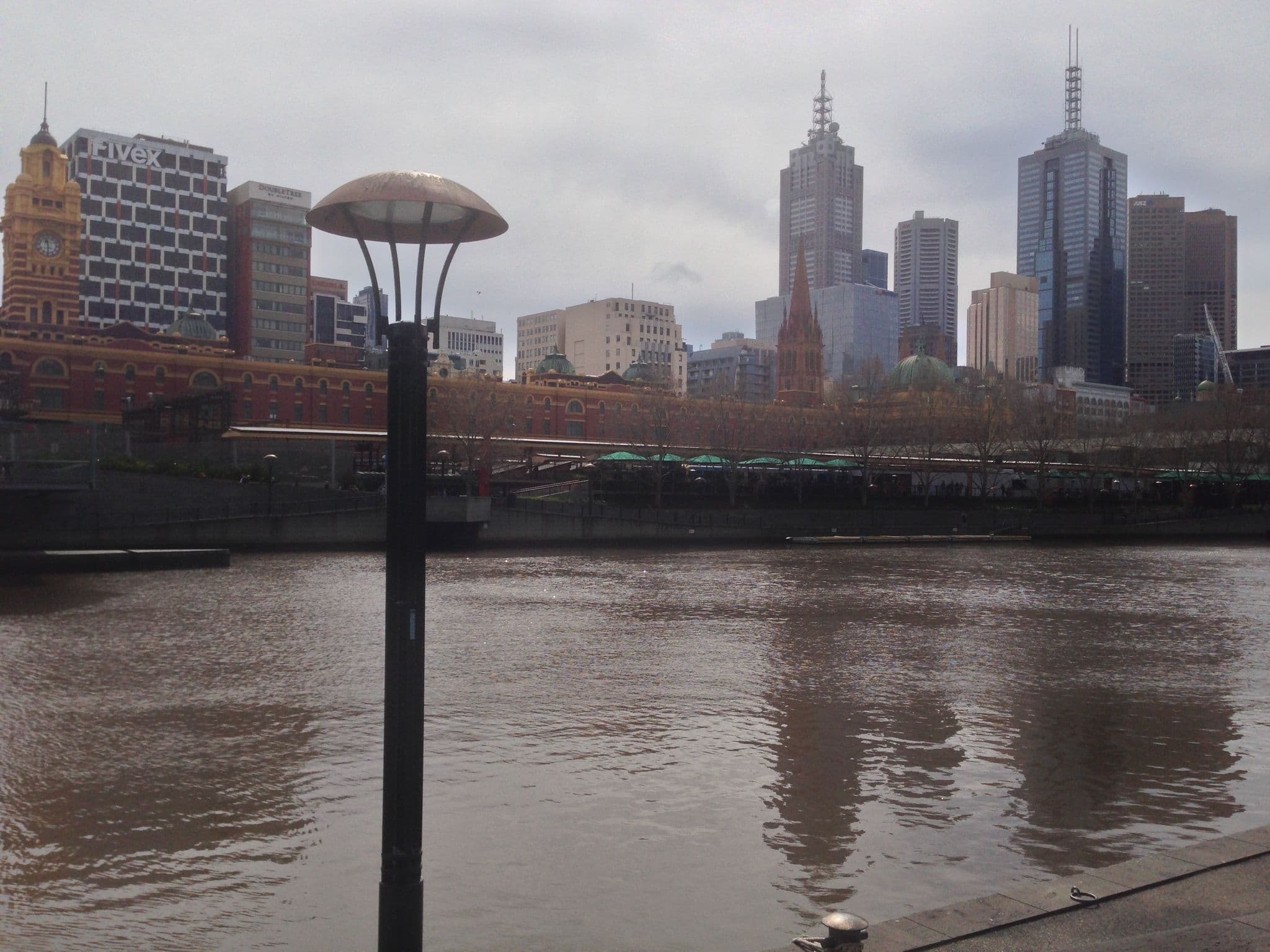 Street view near The Langham, Melbourne, Southbank — © popple (CC BY-SA · Mapillary)