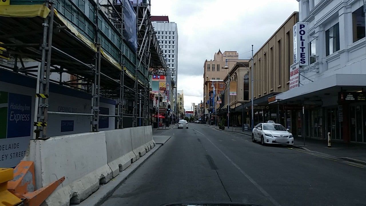Street view near Holiday Inn Express Adelaide City Centre by IHG, Adelaide — © didz (CC BY-SA · Mapillary)