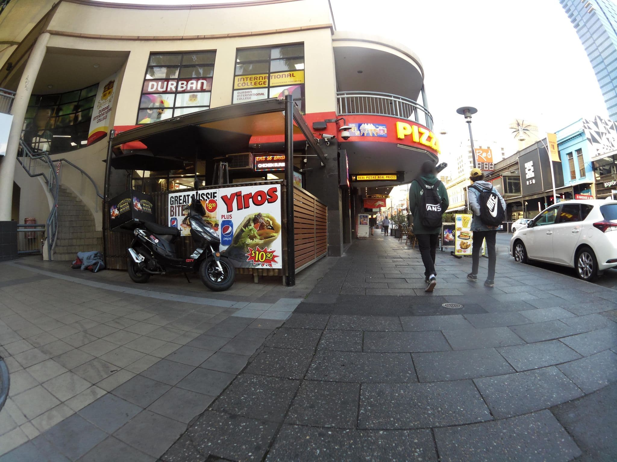 Street view near Royal Admiral Hotel, Adelaide — © skillsy (CC BY-SA · Mapillary)