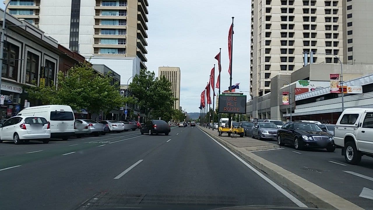 Street view near City sky view self service apartment free parking - Entire Place, Adelaide — © didz (CC BY-SA · Mapillary)