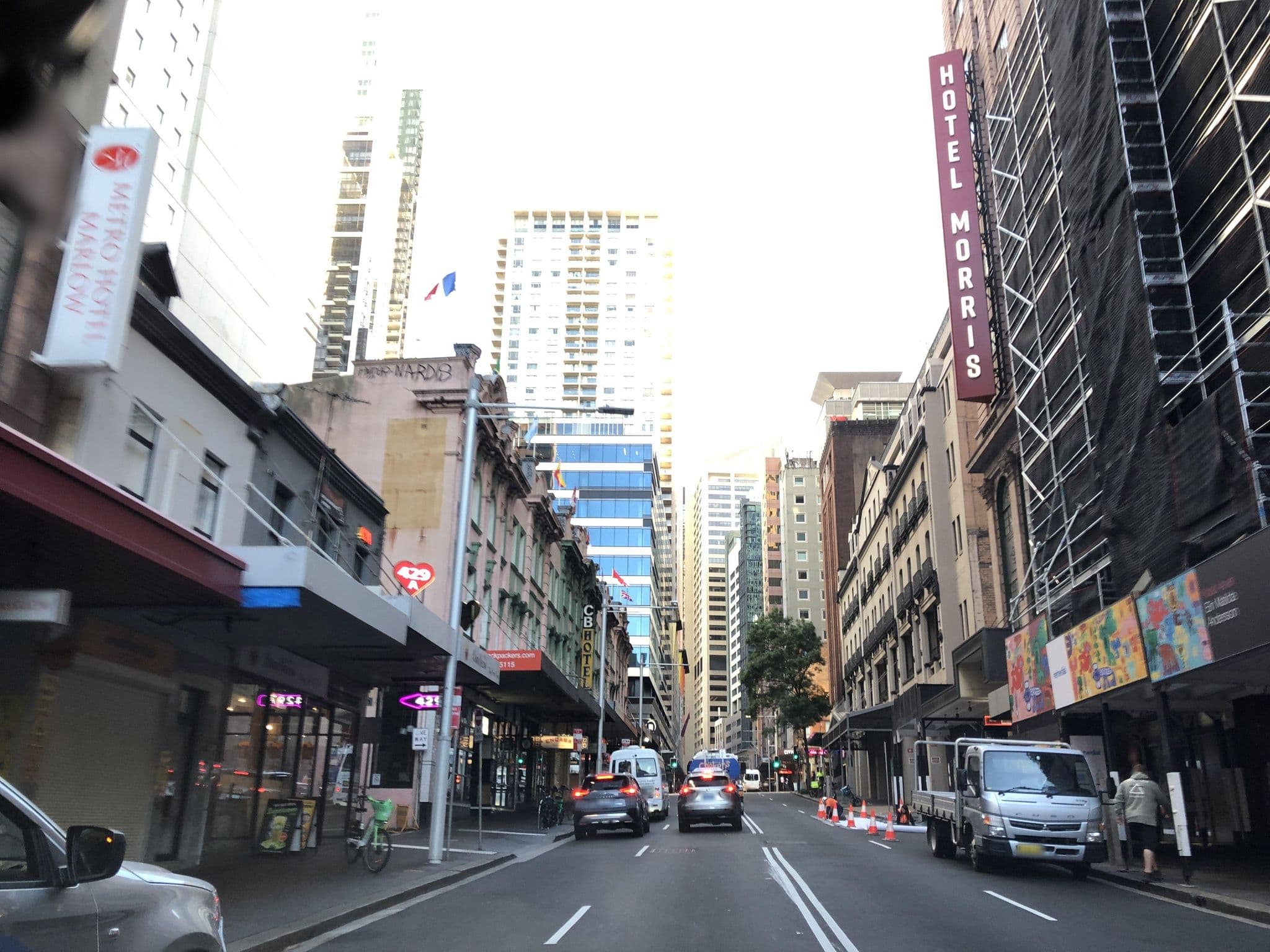 Street view near Metro Hotel Marlow Sydney Central, Haymarket — © jlstudio (CC BY-SA · Mapillary)