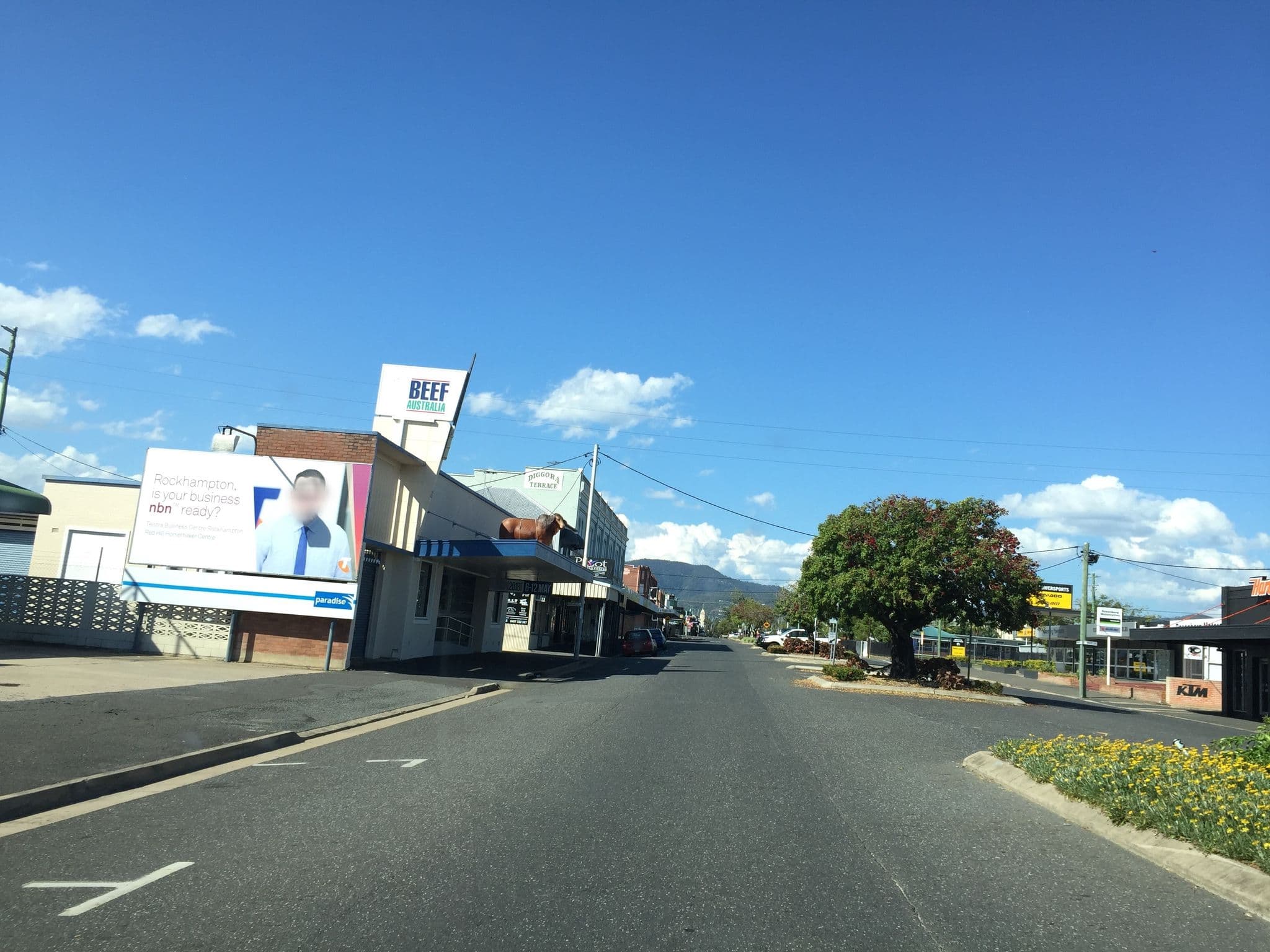 Street view near Citywalk Motor Inn, Rockhampton — © vagrant42 (CC BY-SA · Mapillary)