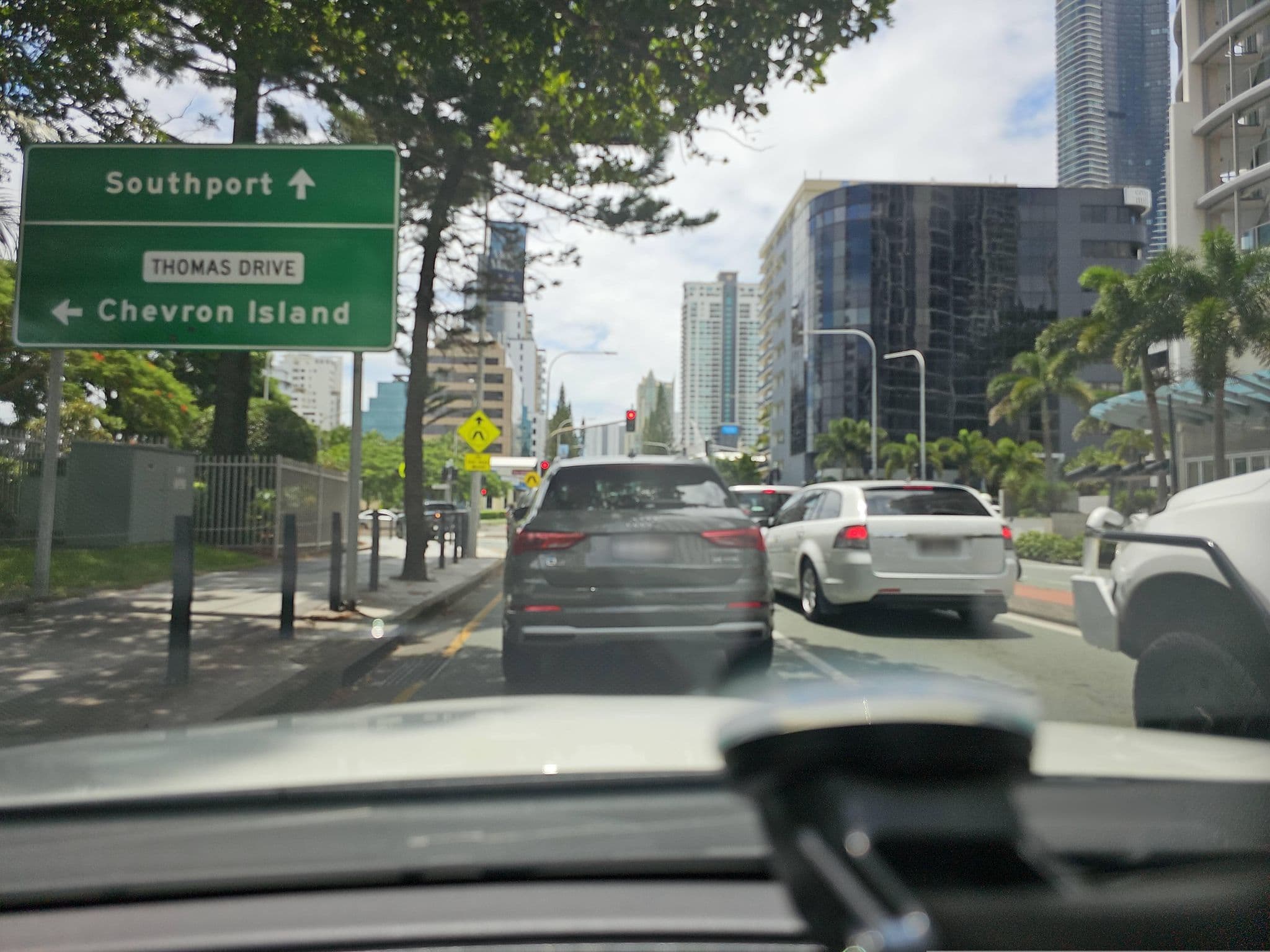 Street view near Gold Coast hotel, Gold Coast — © Mooksey (CC BY-SA · Mapillary)