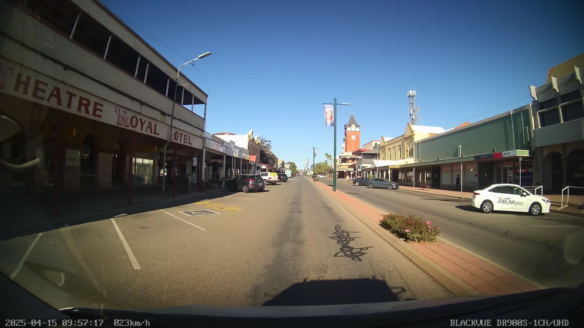 Street view near Theatre Royal Hotel, Broken Hill