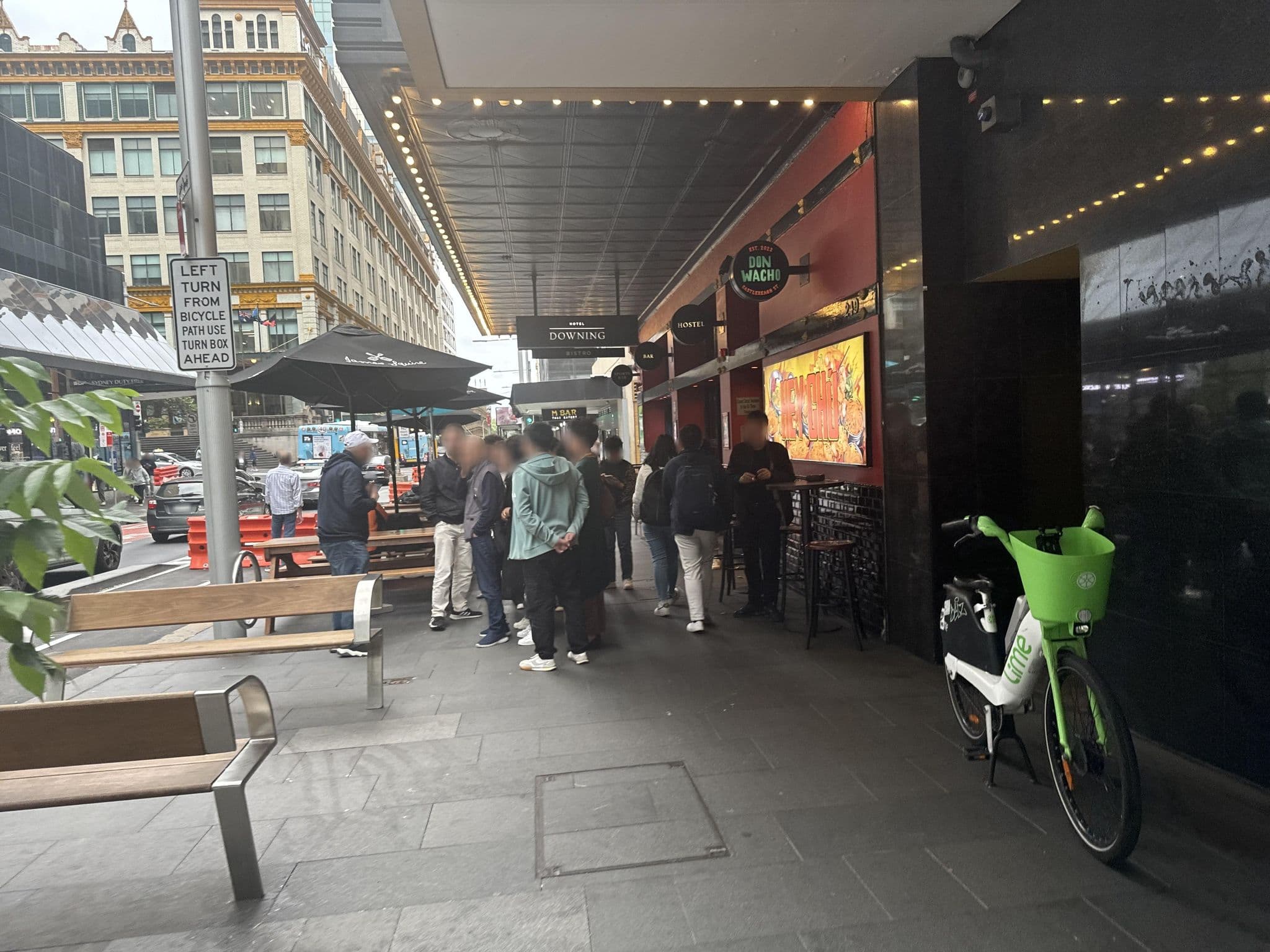 Street view near Hotel Downing, Haymarket — © jakecopp (CC BY-SA · Mapillary)