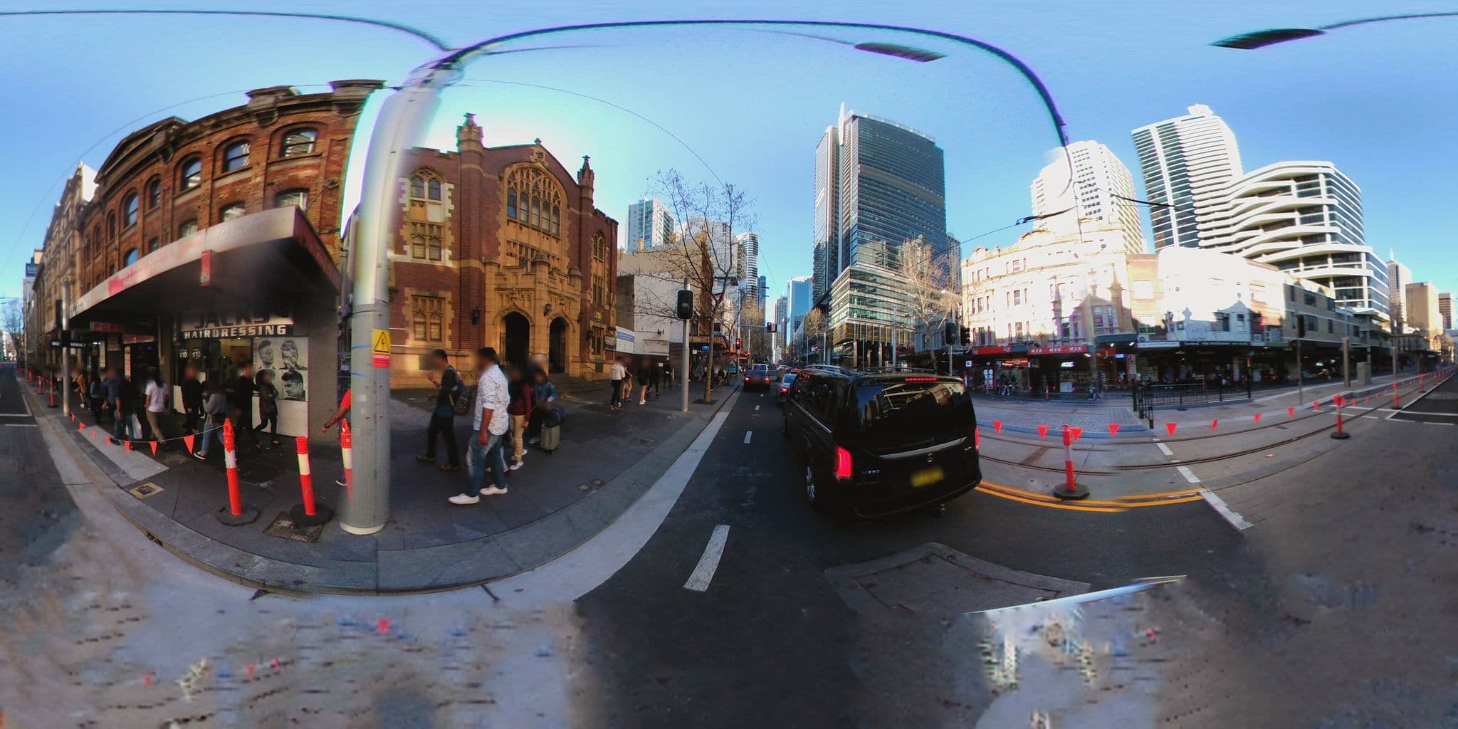 Street view near Meriton Suites Campbell Street, Sydney, Haymarket — © aharvey (CC BY-SA · Mapillary)