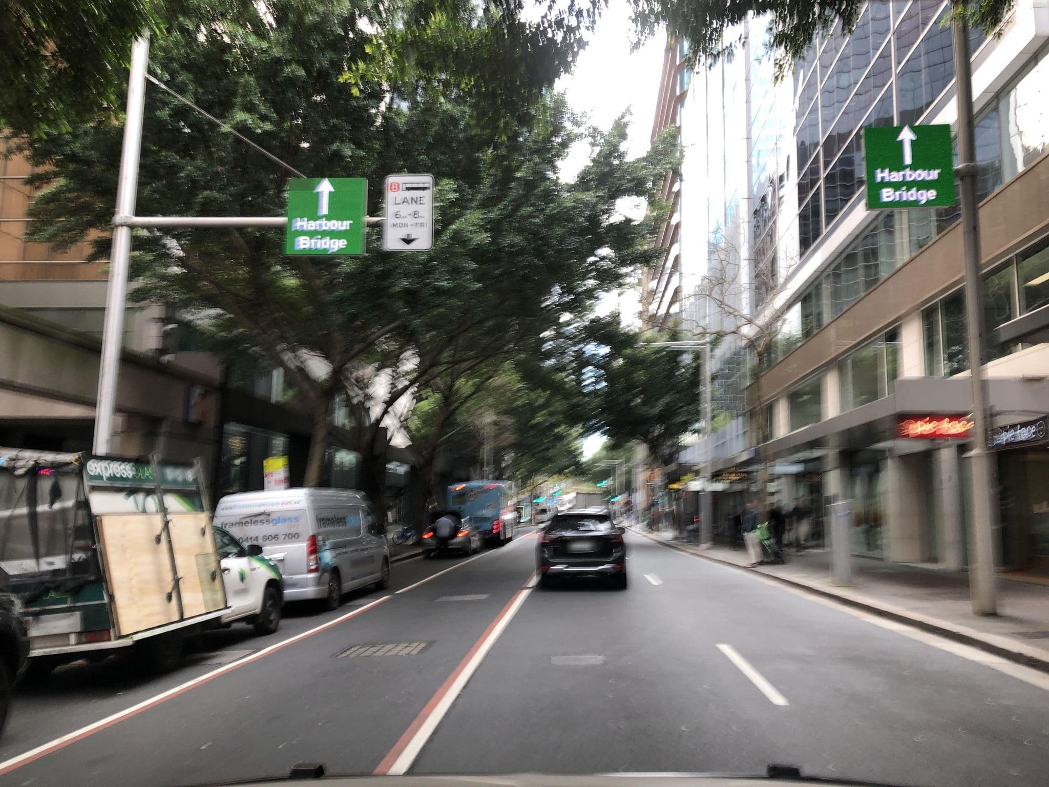Street view near Wynyard Hotel - Quadruple Room with Shared Bathroom, Sydney — © jlstudio (CC BY-SA · Mapillary)