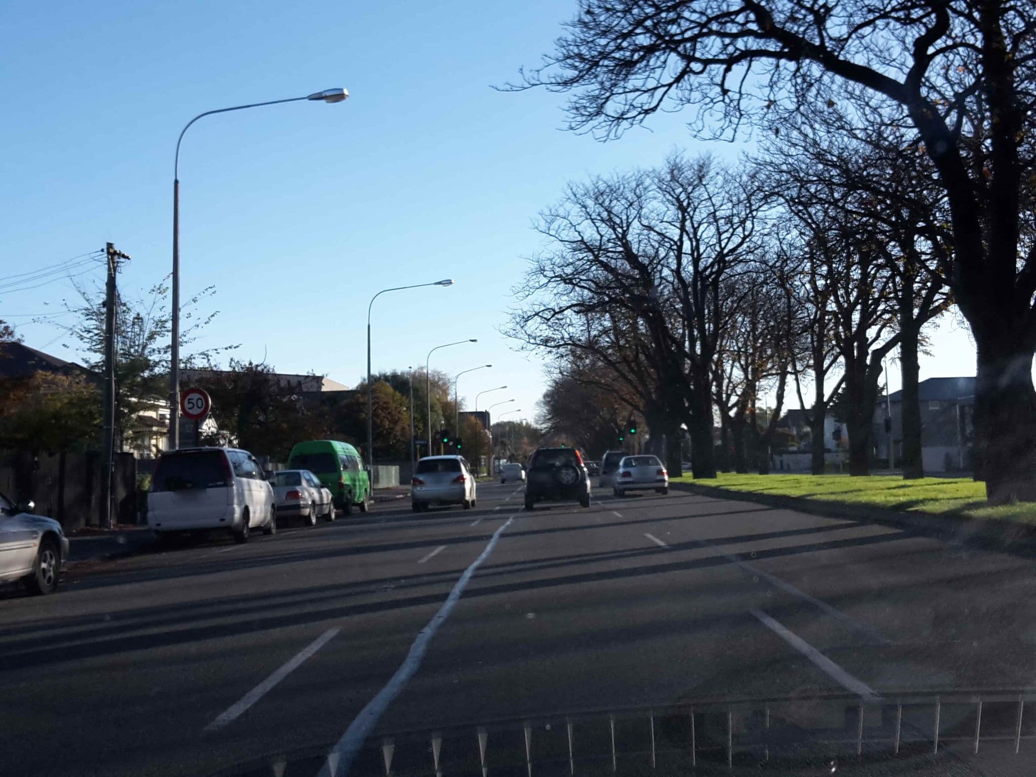 Street view near Bealey Plaza Motel, Christchurch — © hoodlum (CC BY-SA · Mapillary)