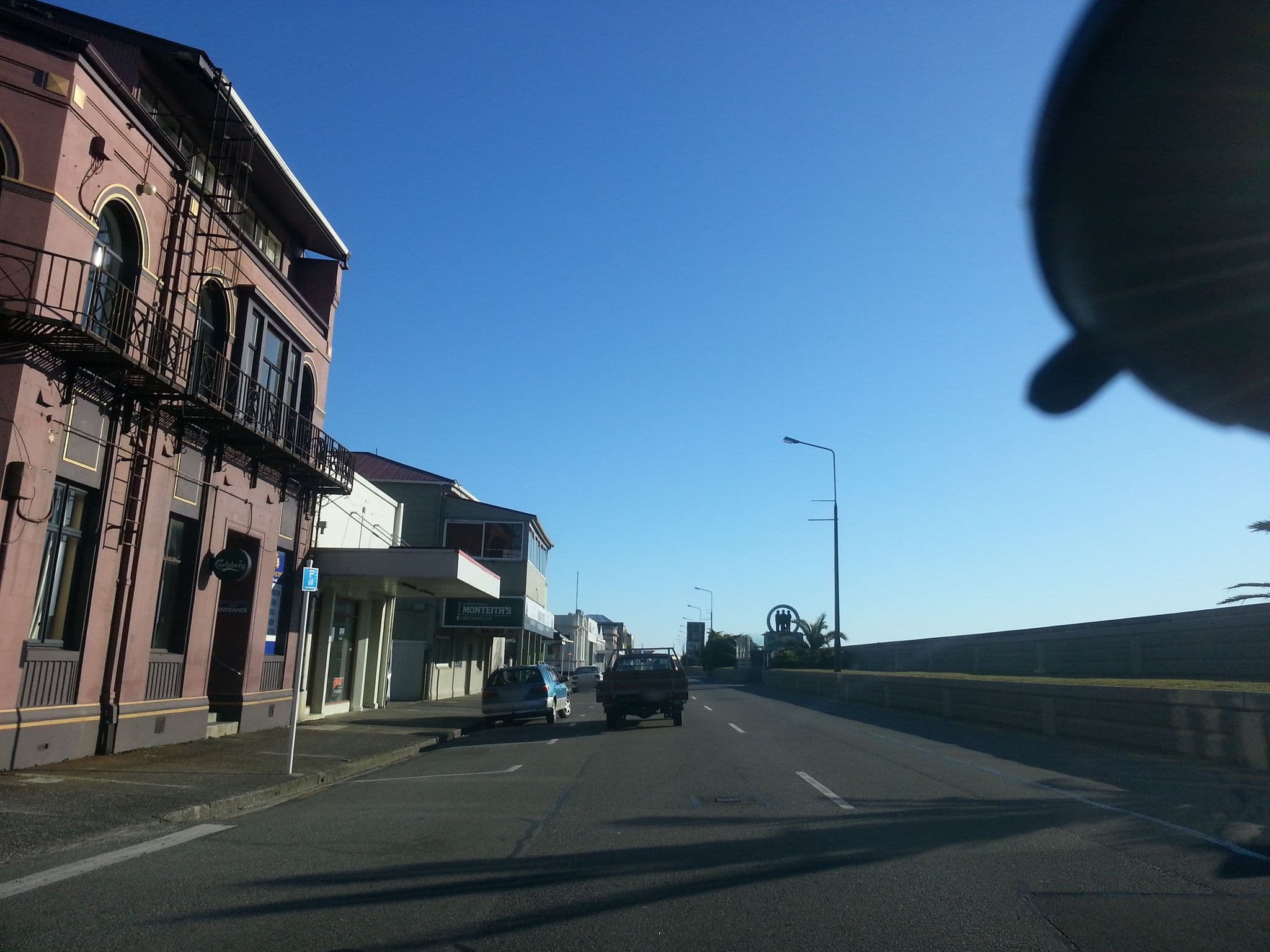 Street view near Railway Hotel, Greymouth — © trevdev (CC BY-SA · Mapillary)