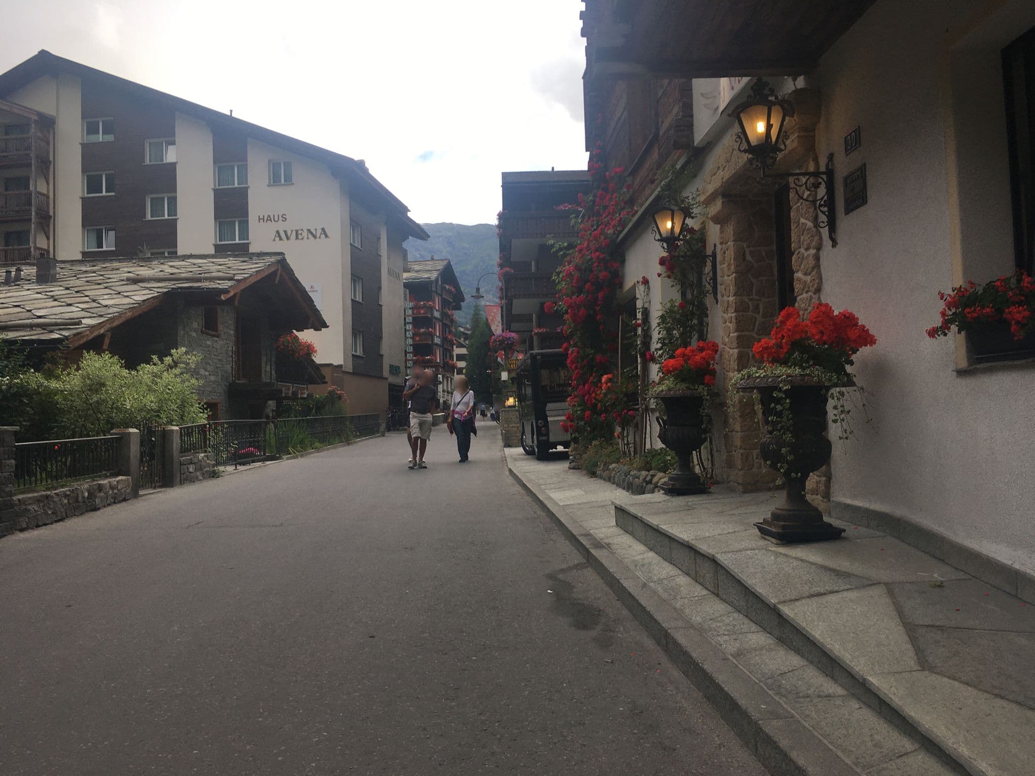 Street view near Chesa Valese, Zermatt