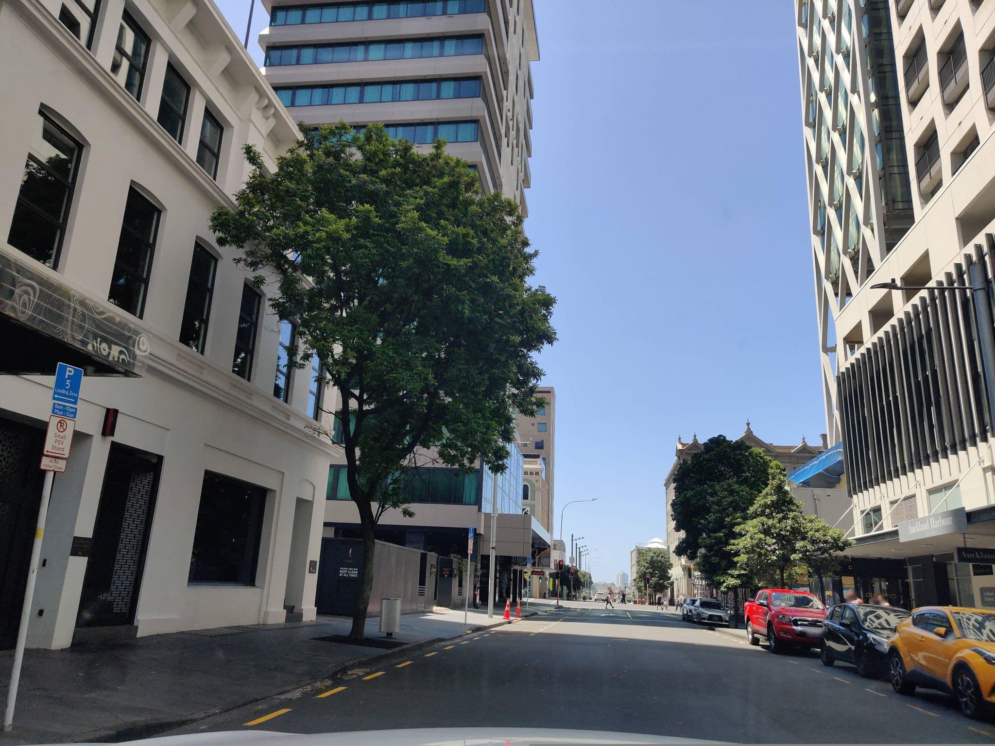 Street view near TRIBE Auckland Fort Street, Auckland — © elphix (CC BY-SA · Mapillary)