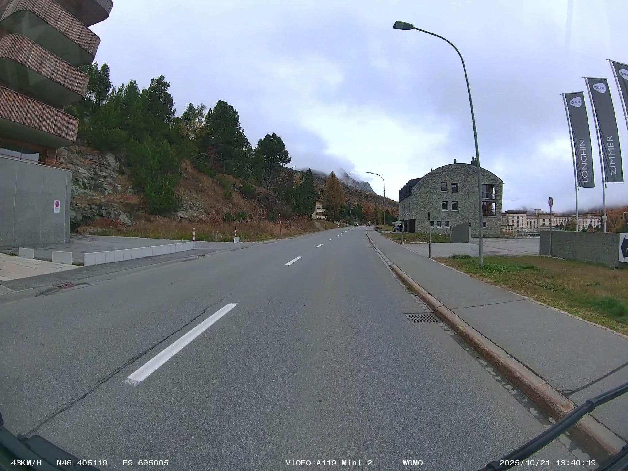 Street view near Hotel Longhin, St. Moritz