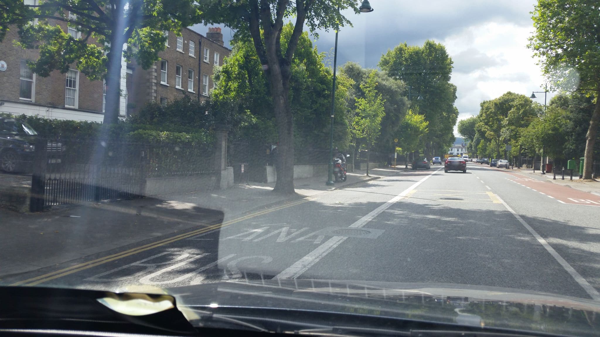 Street view near Waterloo Lodge Hotel, Dublin — © debigc (CC BY-SA · Mapillary)